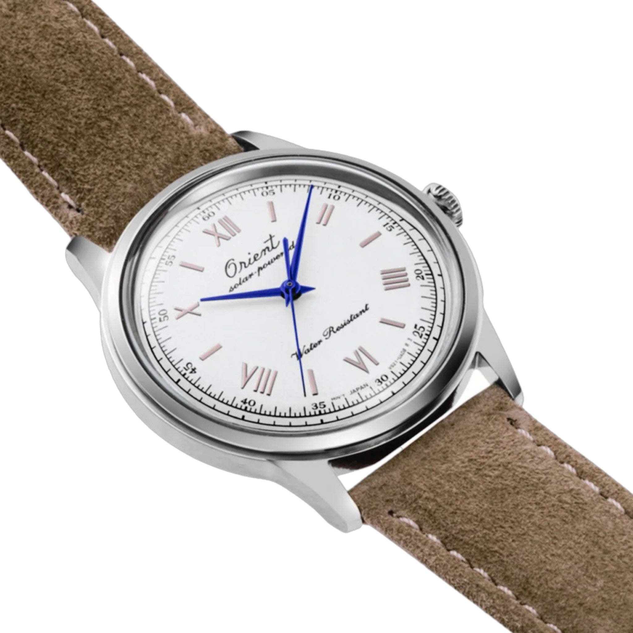 Orient Bambino RA-WK0006S10B Quartz Solar Limited Edition 75th Anniversary Watch White