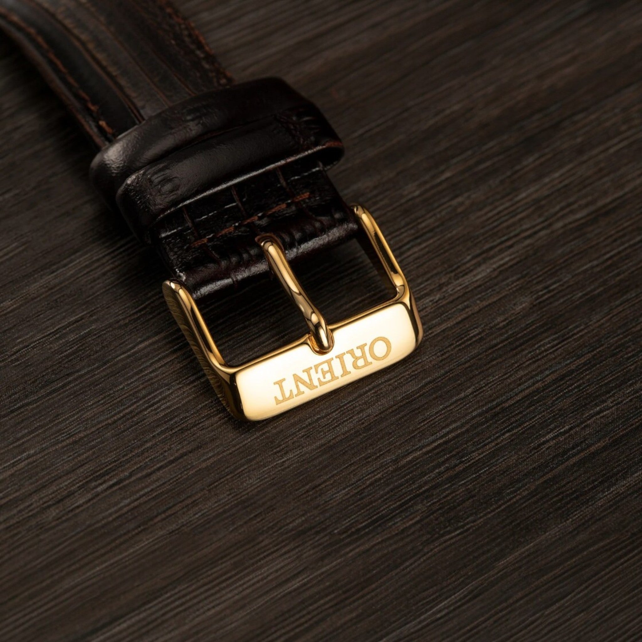 Orient Bambino V1 2nd Generation TAC00003W0 Automatic Gold White Leather Watch