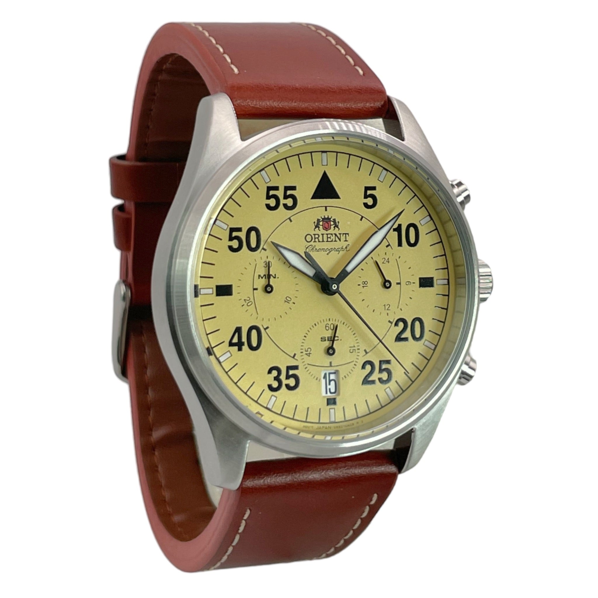Orient Flight Chronograph Quarz RA-KV0503Y10B Uhr