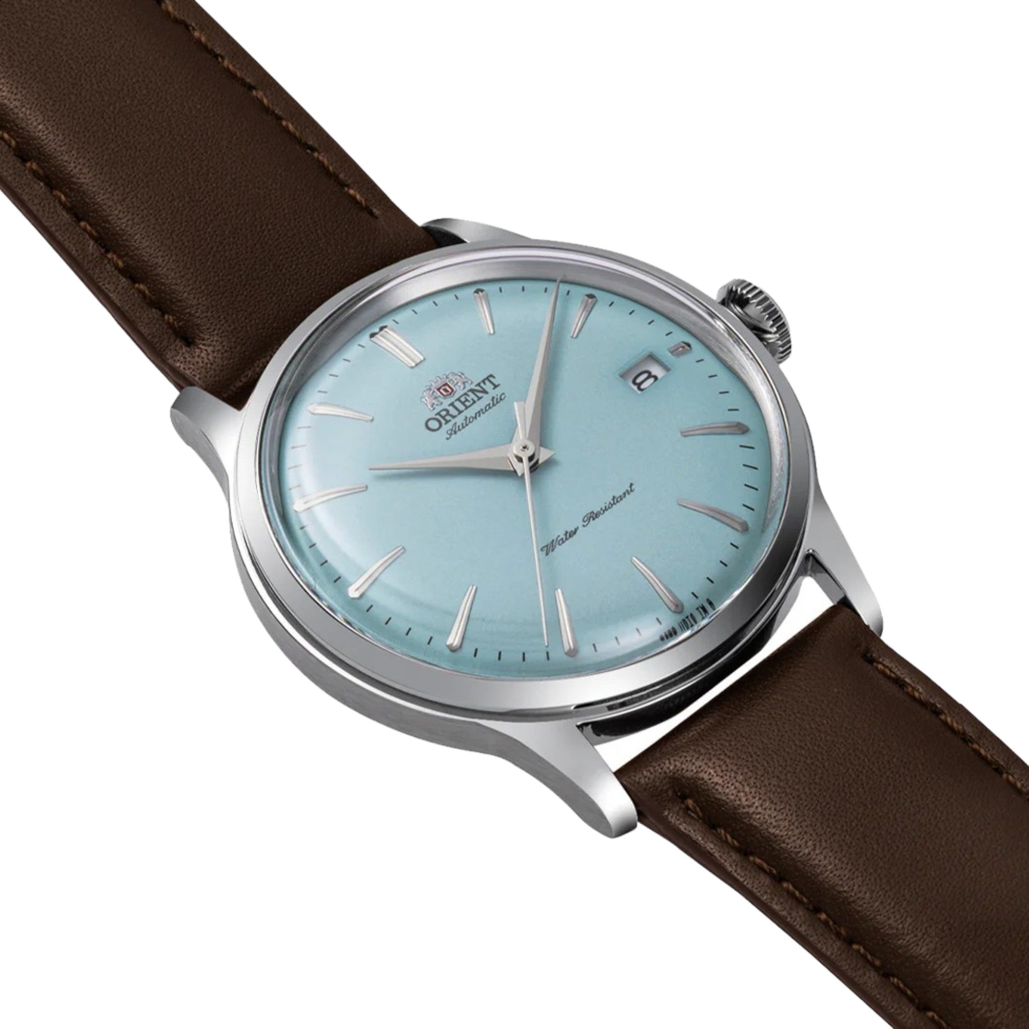 Orient Bambino V7 RA-AC0M14L30B Automatische hellblaue Uhr in limitierter Auflage