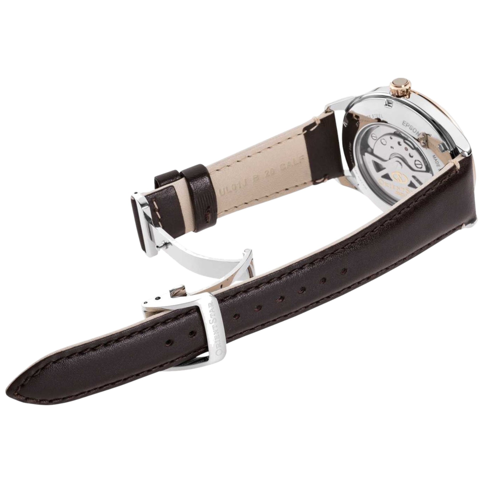 Montre Orient Star Contemporary RE-AT0201G00B Cœur ouvert Champagne Automatique