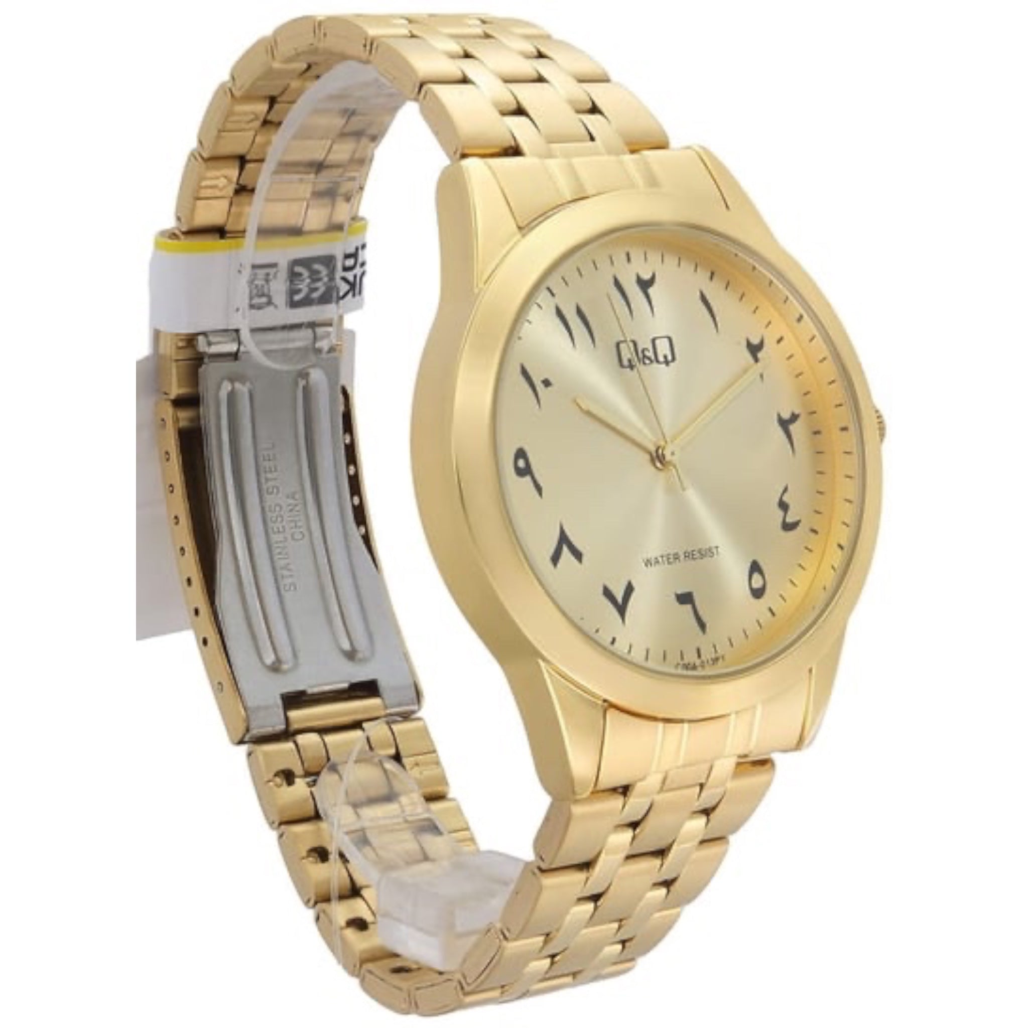 Q&Q Arabic Dial C00A-013PY Men's Gold Watch