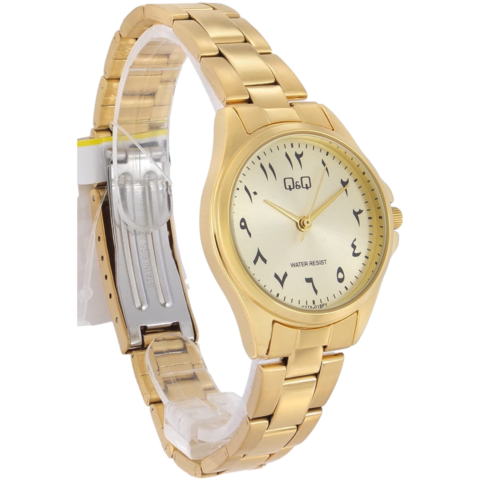 Q&Q Arabic Dial C37A-018PY Women's Gold Watch