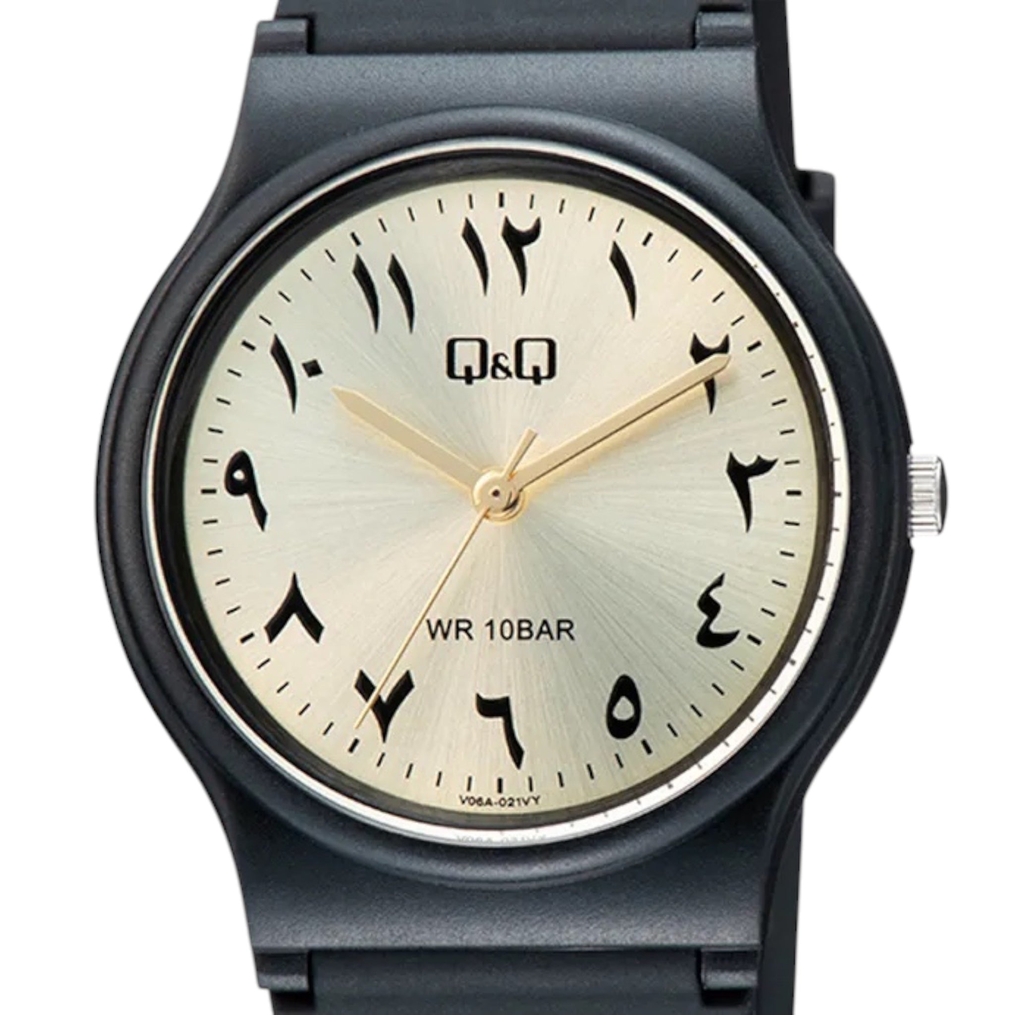 Q&Q Arabic Dial V06A-021VY Men's Gold Watch