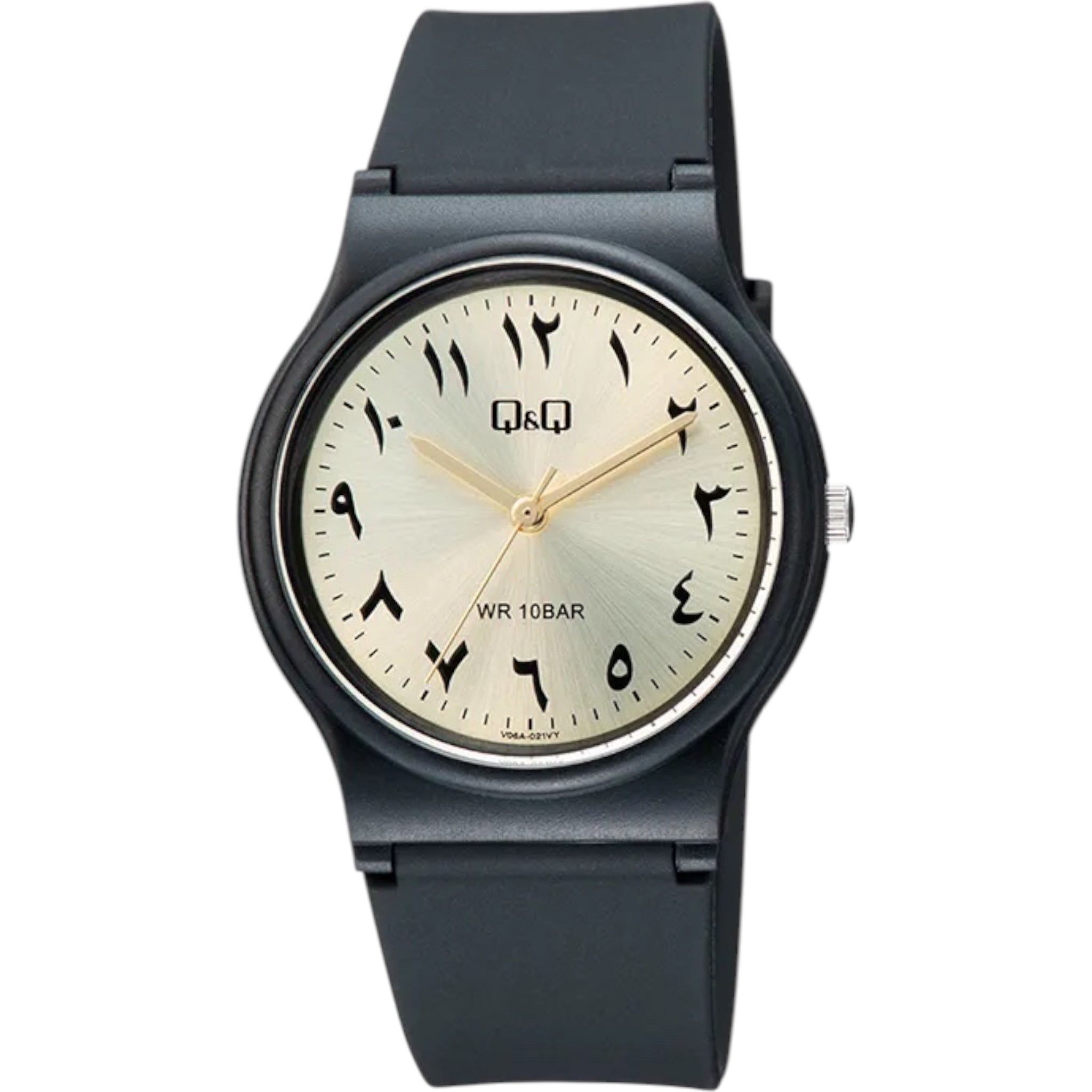 Q&Q Arabic Dial V06A-021VY Men's Gold Watch