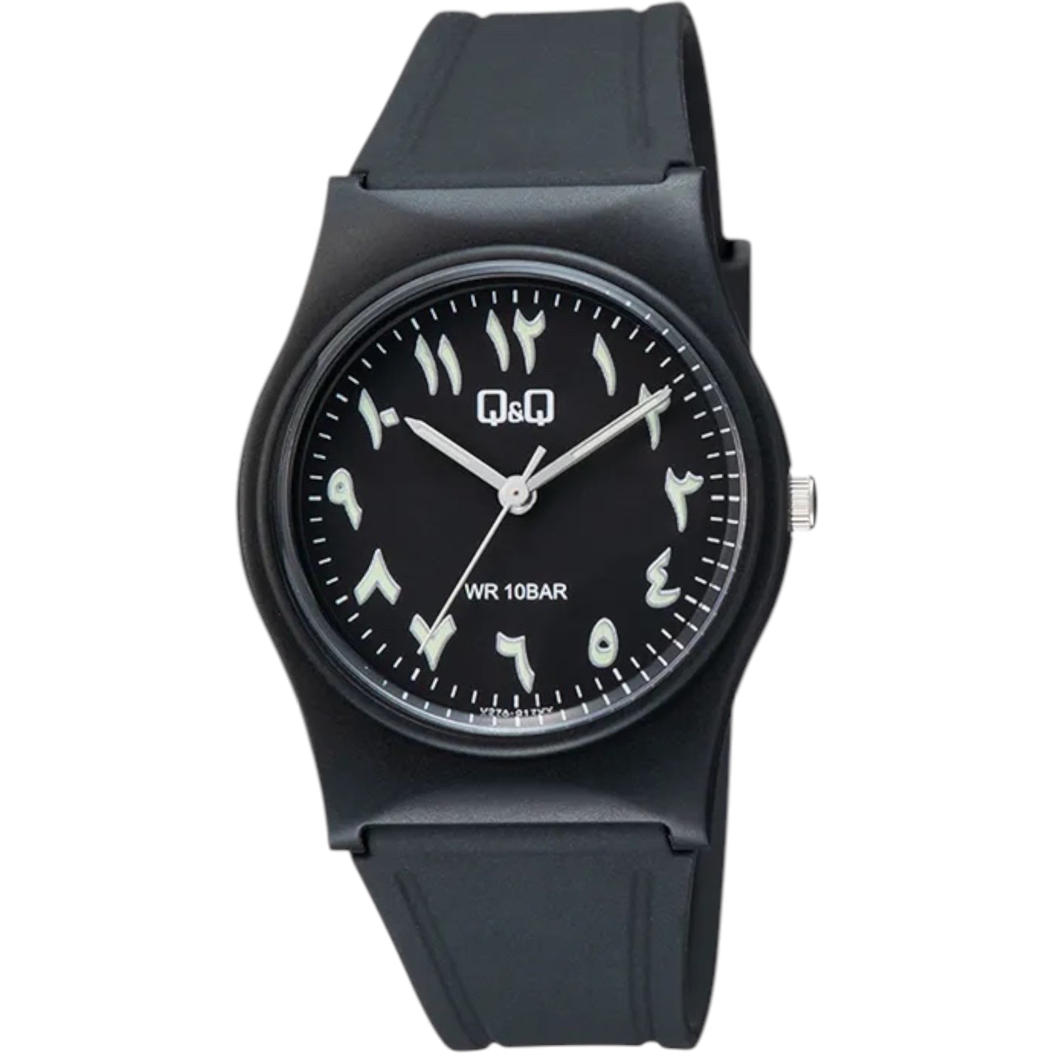 Q&Q Arabic Dial V27A-017VY Men's Black Watch