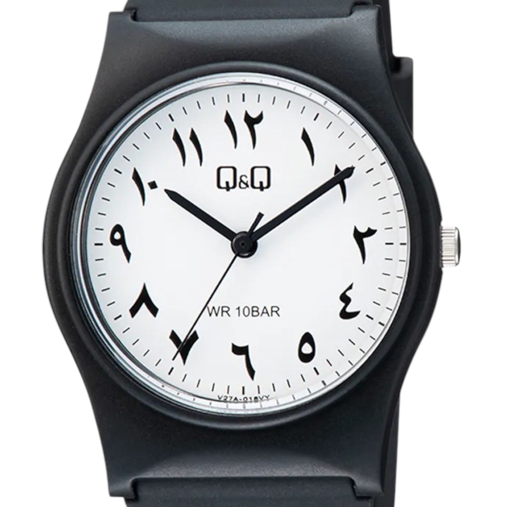 Q&Q Arabic Dial V27A-018VY Men's White Watch