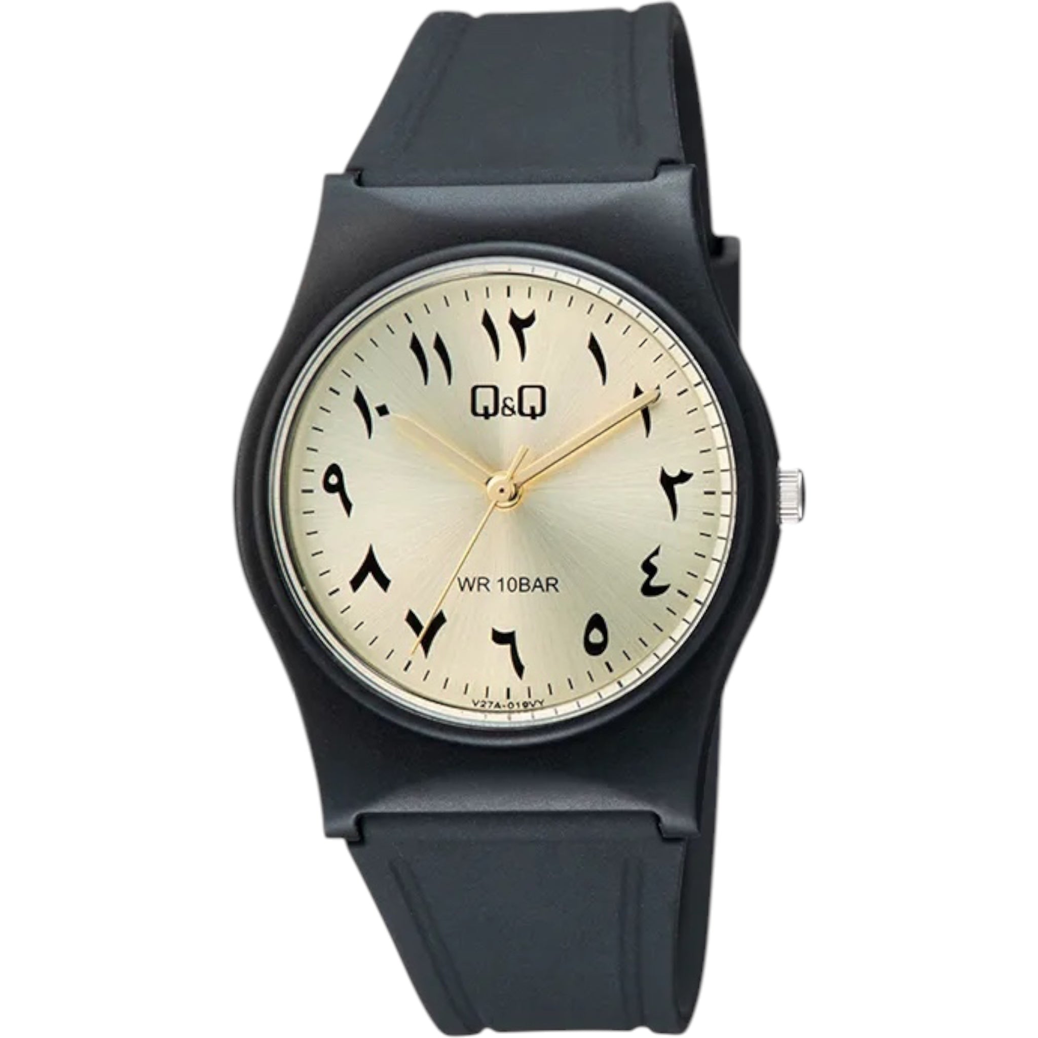 Q&Q Arabic Dial V27A-019VY Men's Gold Watch