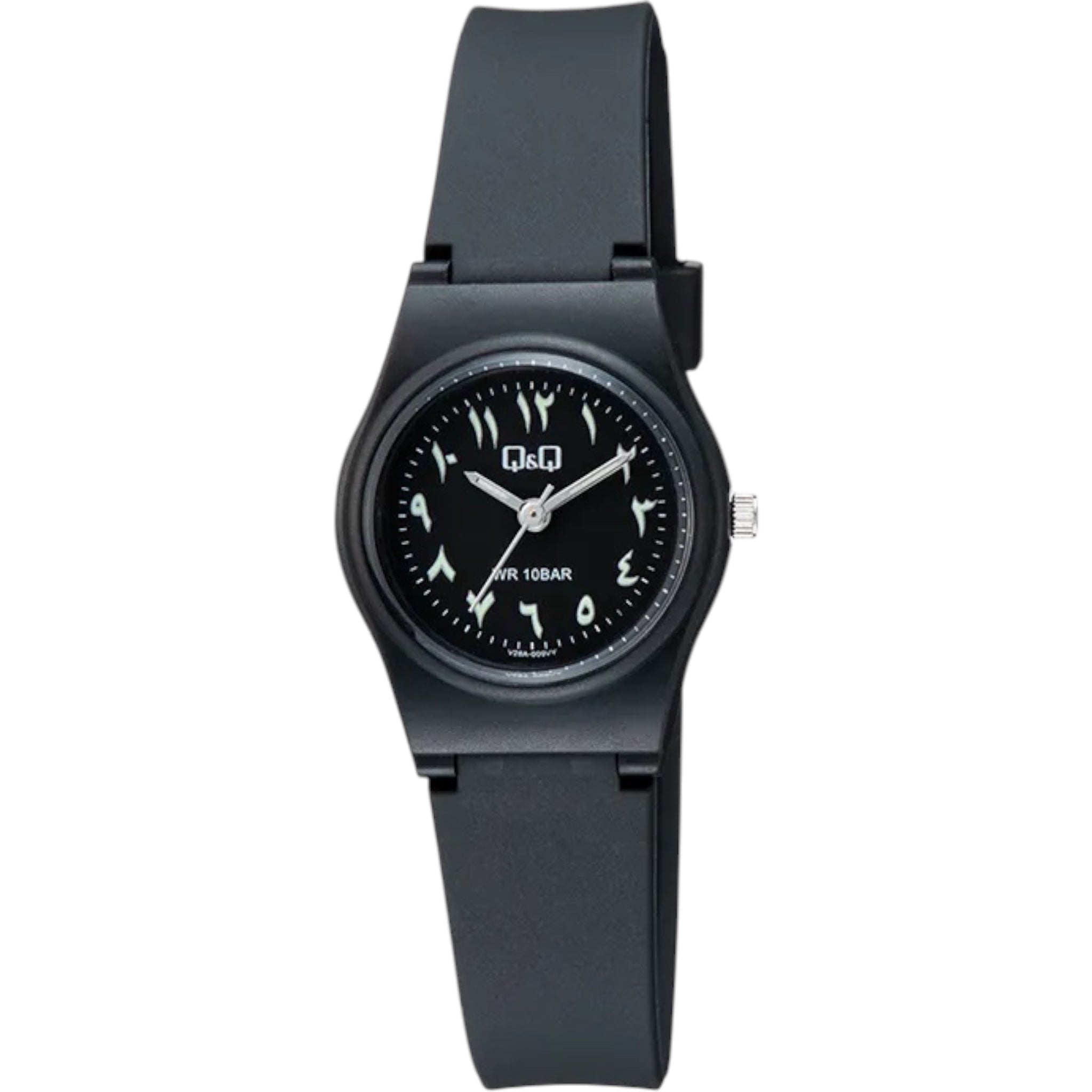 Q&Q Arabic Dial V28A-009VY Women's Black Watch