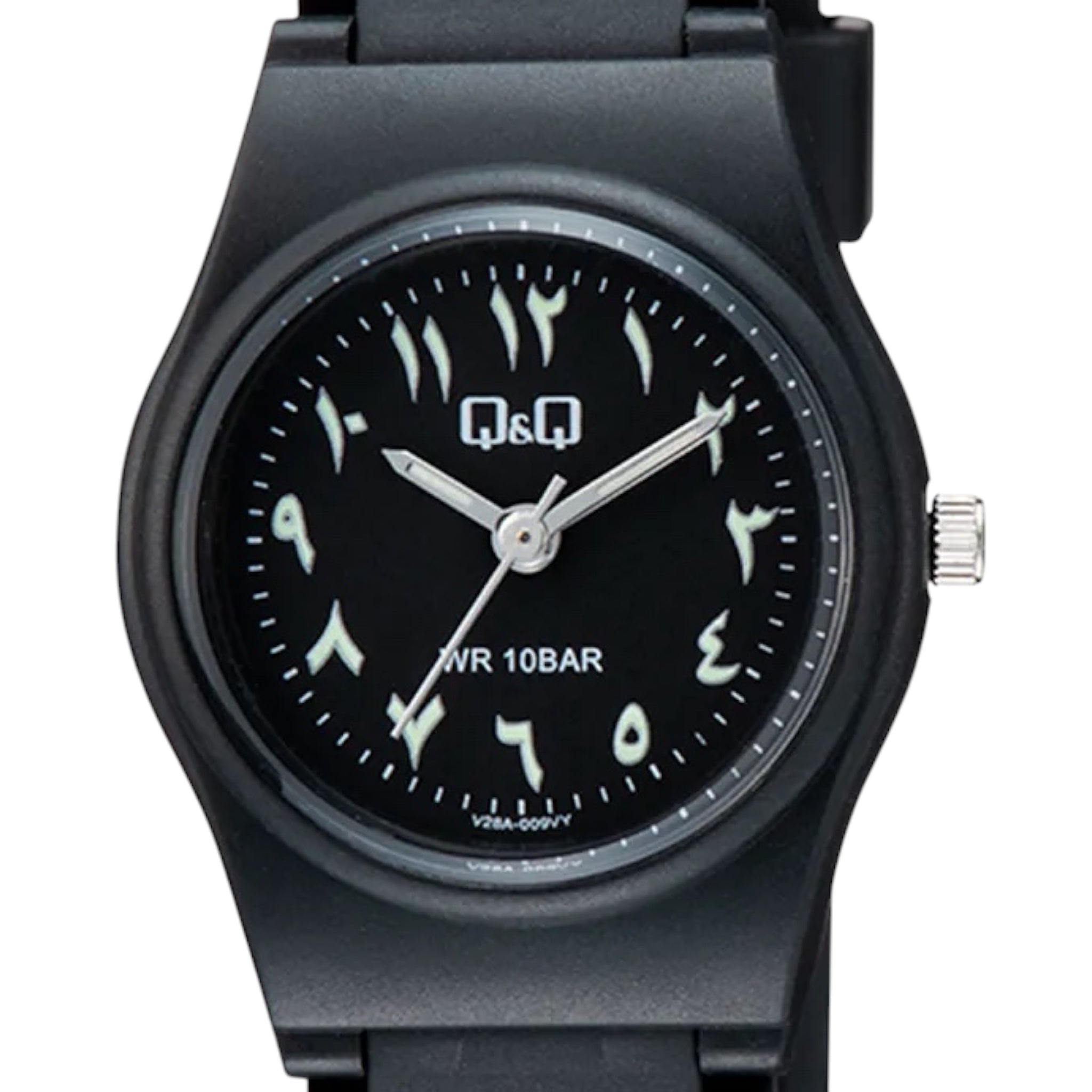 Q&Q Arabic Dial V28A-009VY Women's Black Watch