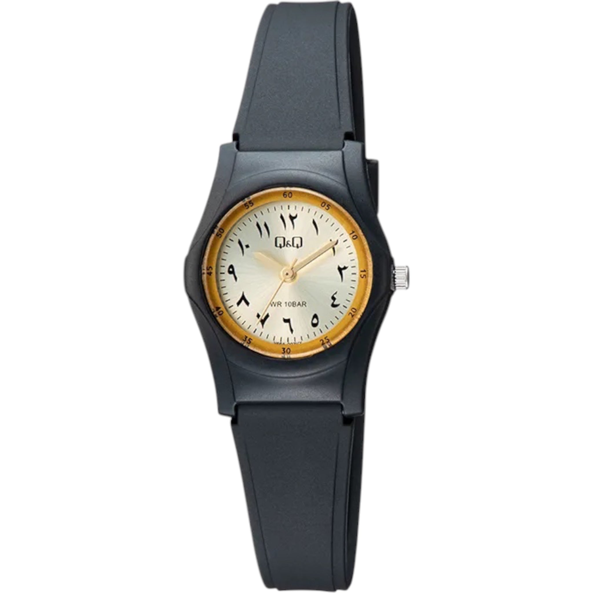 Q&Q Arabic Dial V46A-003VY Women's Gold Watch