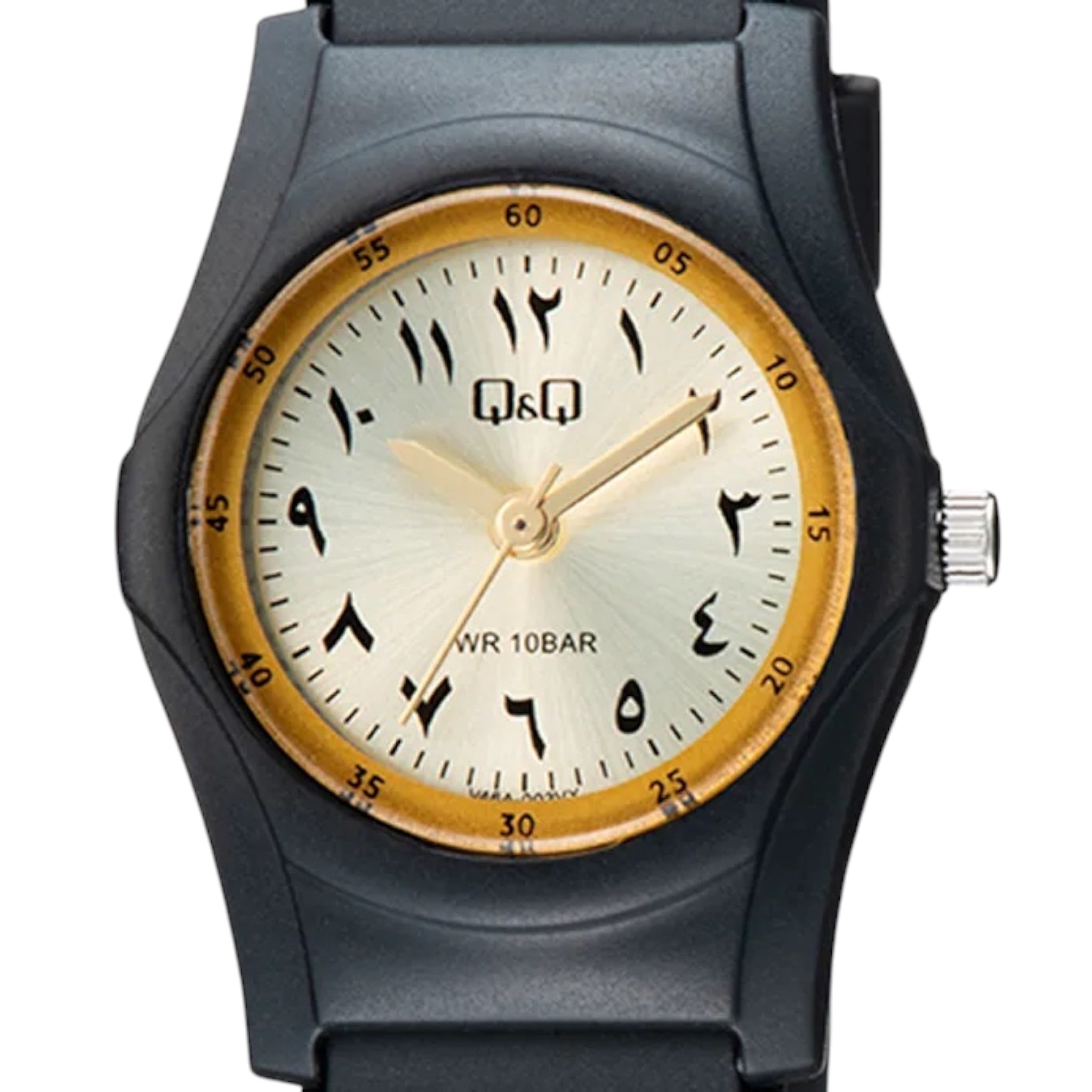 Q&Q Arabic Dial V46A-003VY Women's Gold Watch