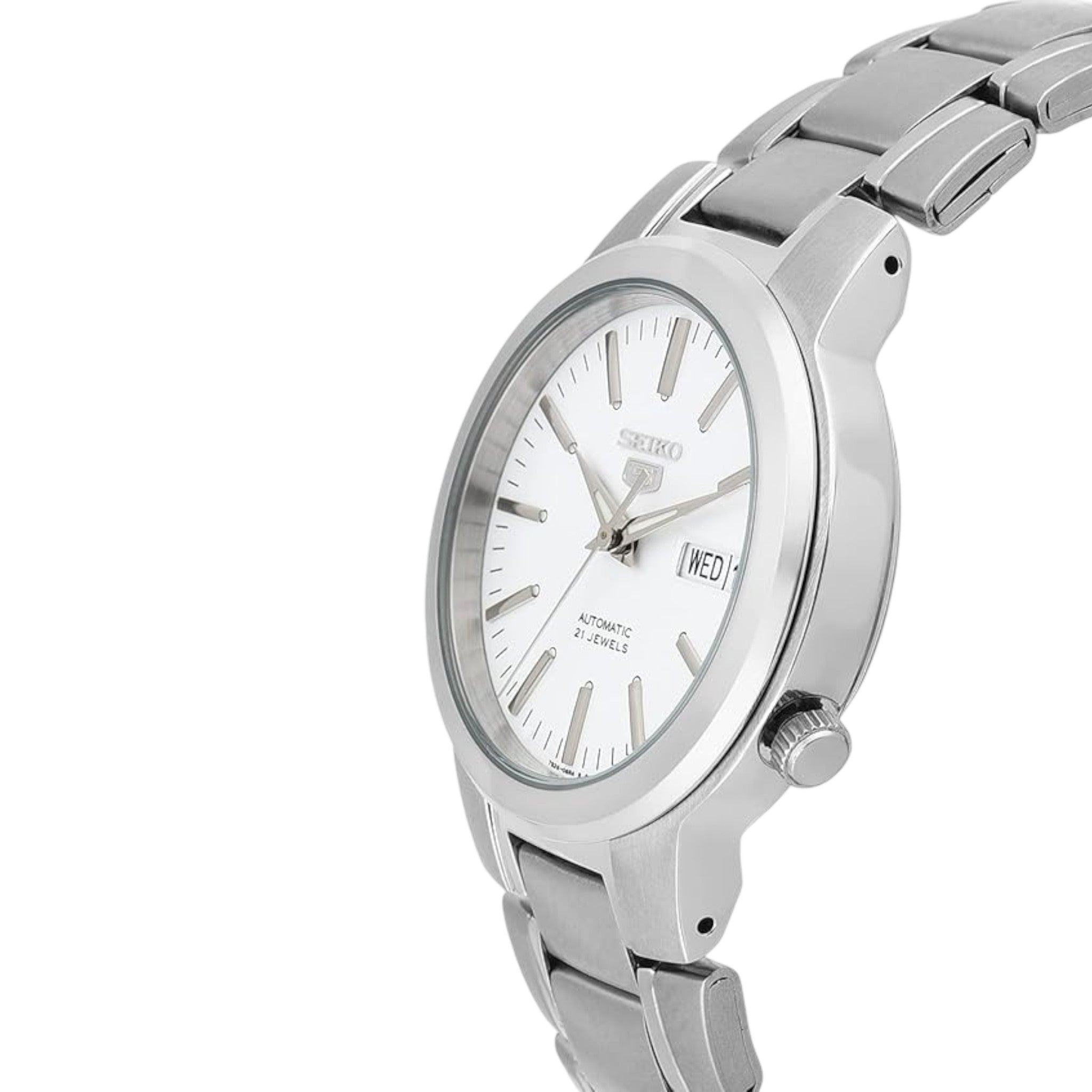 Seiko 5 SNKA01K1 Herren-Automatikuhr in Silber