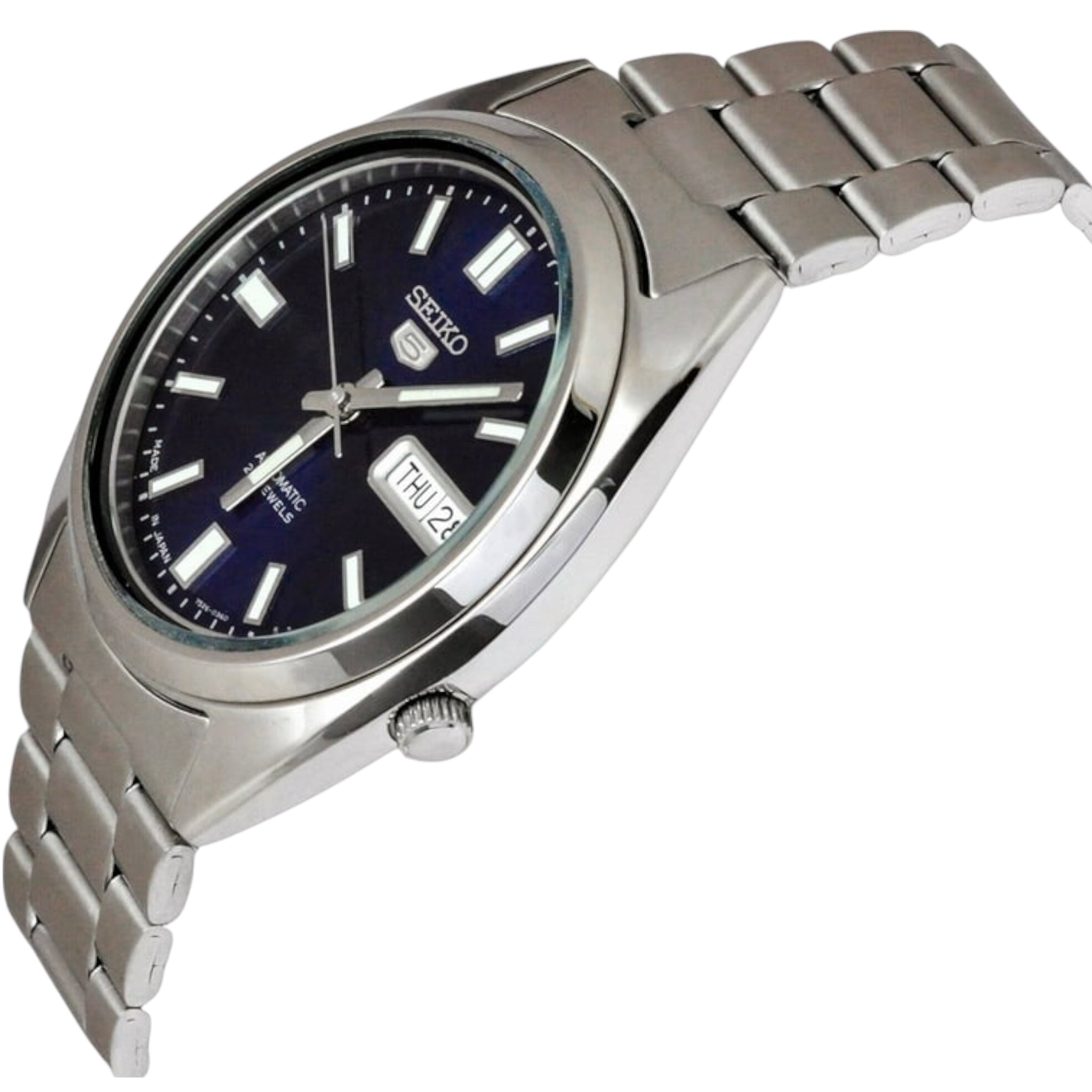 Seiko 5 SNXS77J1 Blaue Automatikuhr