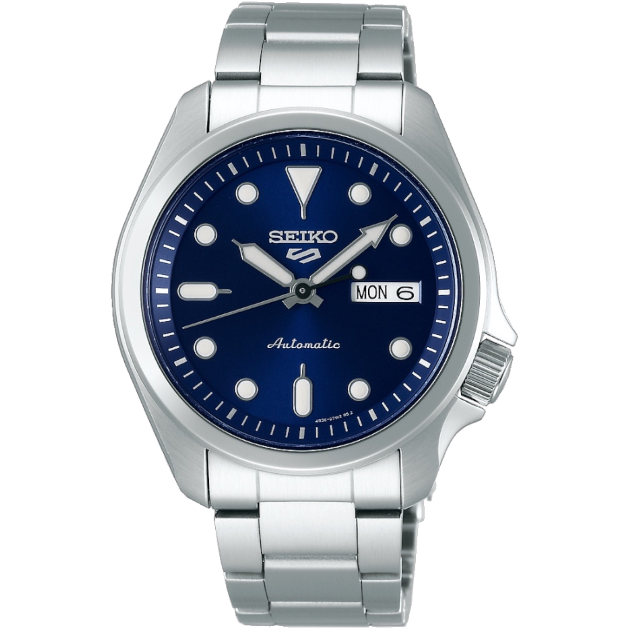 Montre Automatique Homme Seiko 5 Sports SRPE53K1 Bleu Bracelet Acier