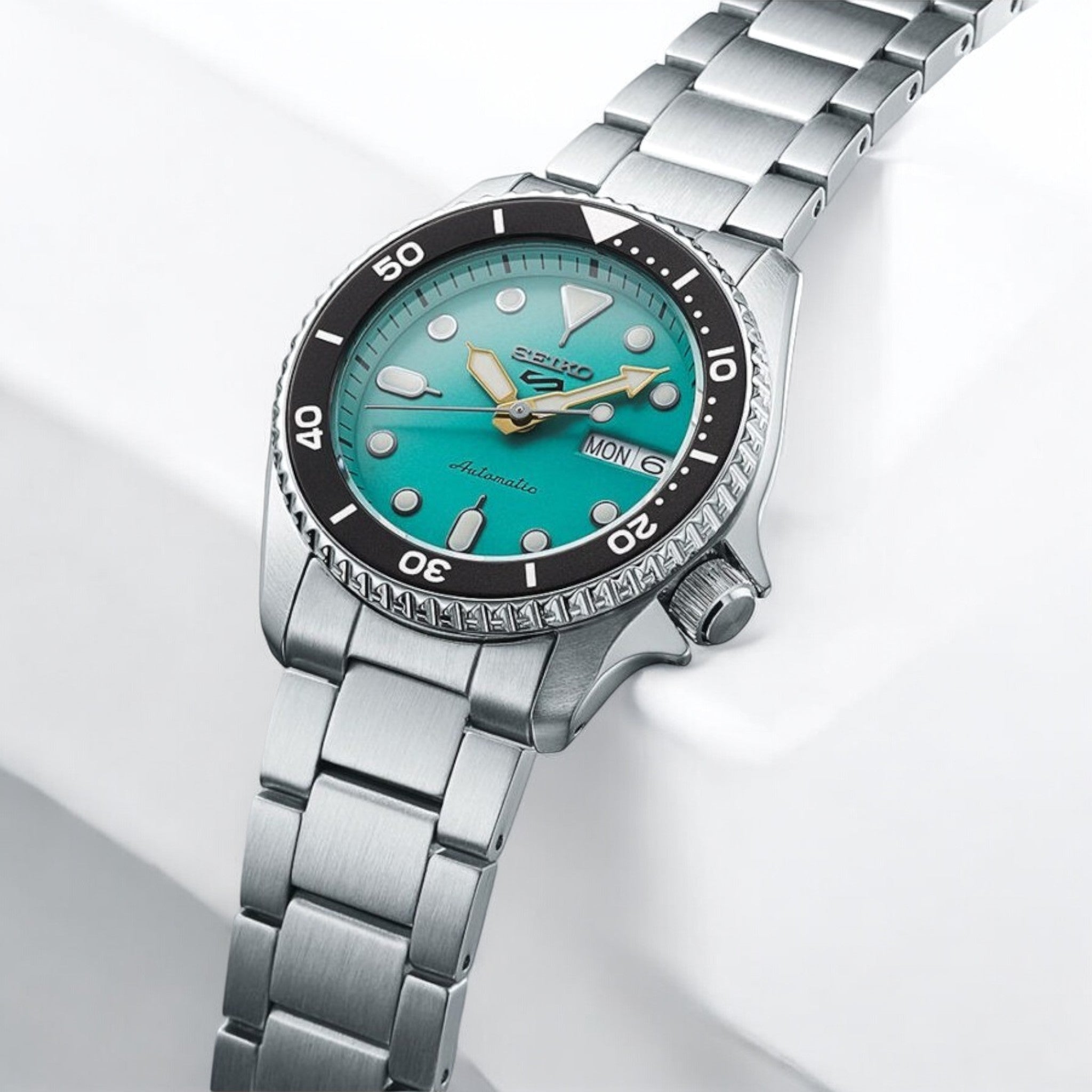 Seiko 5 Sports SRPK33K1 Automatic Turquoise Blue Watch