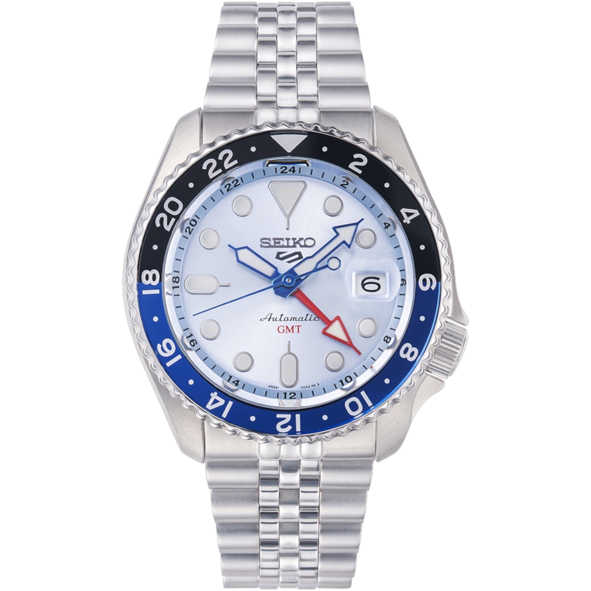 Seiko 5 Sports GMT SSK029K1 Herren-Automatikuhr in limitierter Auflage, eisblau