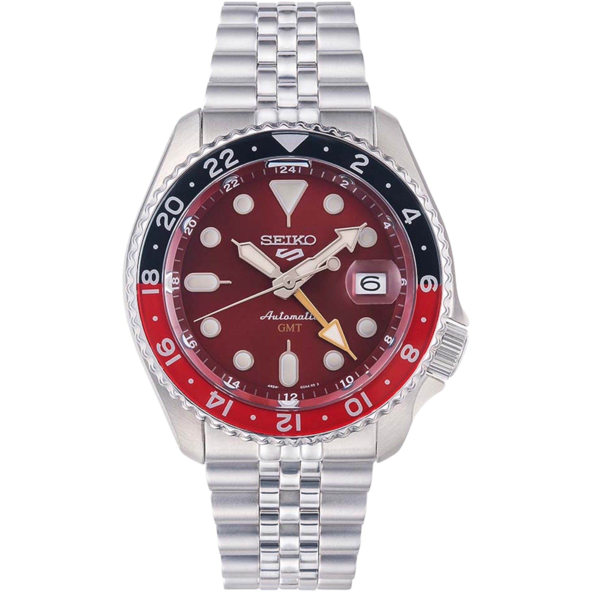 Seiko 5 Sports GMT SSK031K1 Limited Edition Passion Red Herren-Automatikuhr
