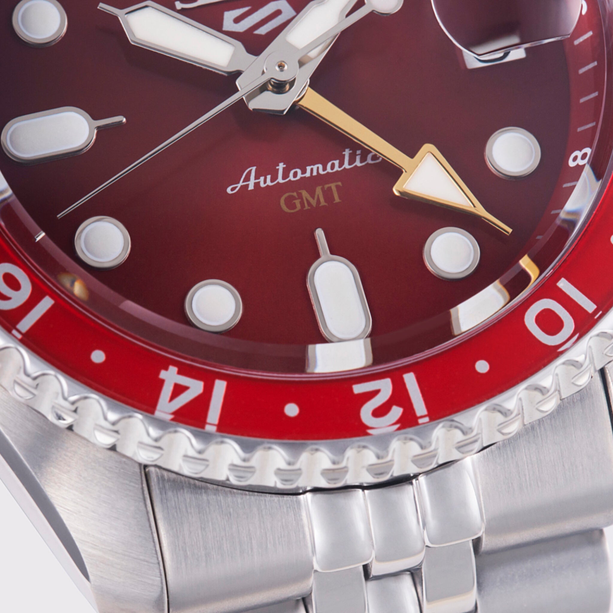 Seiko 5 Sports GMT SSK031K1 Limited Edition Passion Red Herren-Automatikuhr