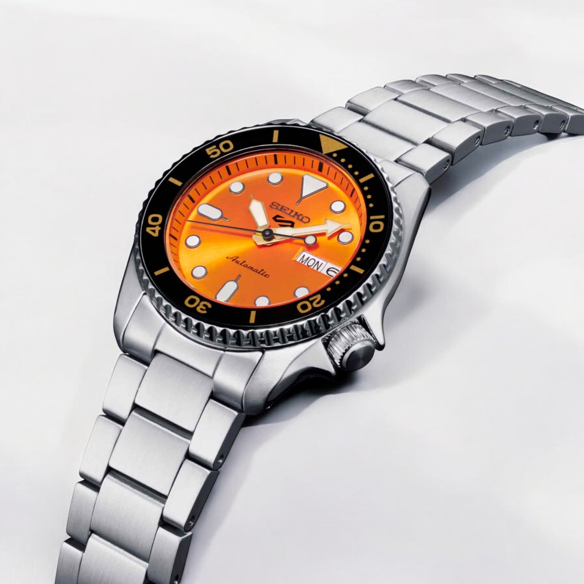 Seiko 5 Sports SRPK35K1 Automatic Orange Watch