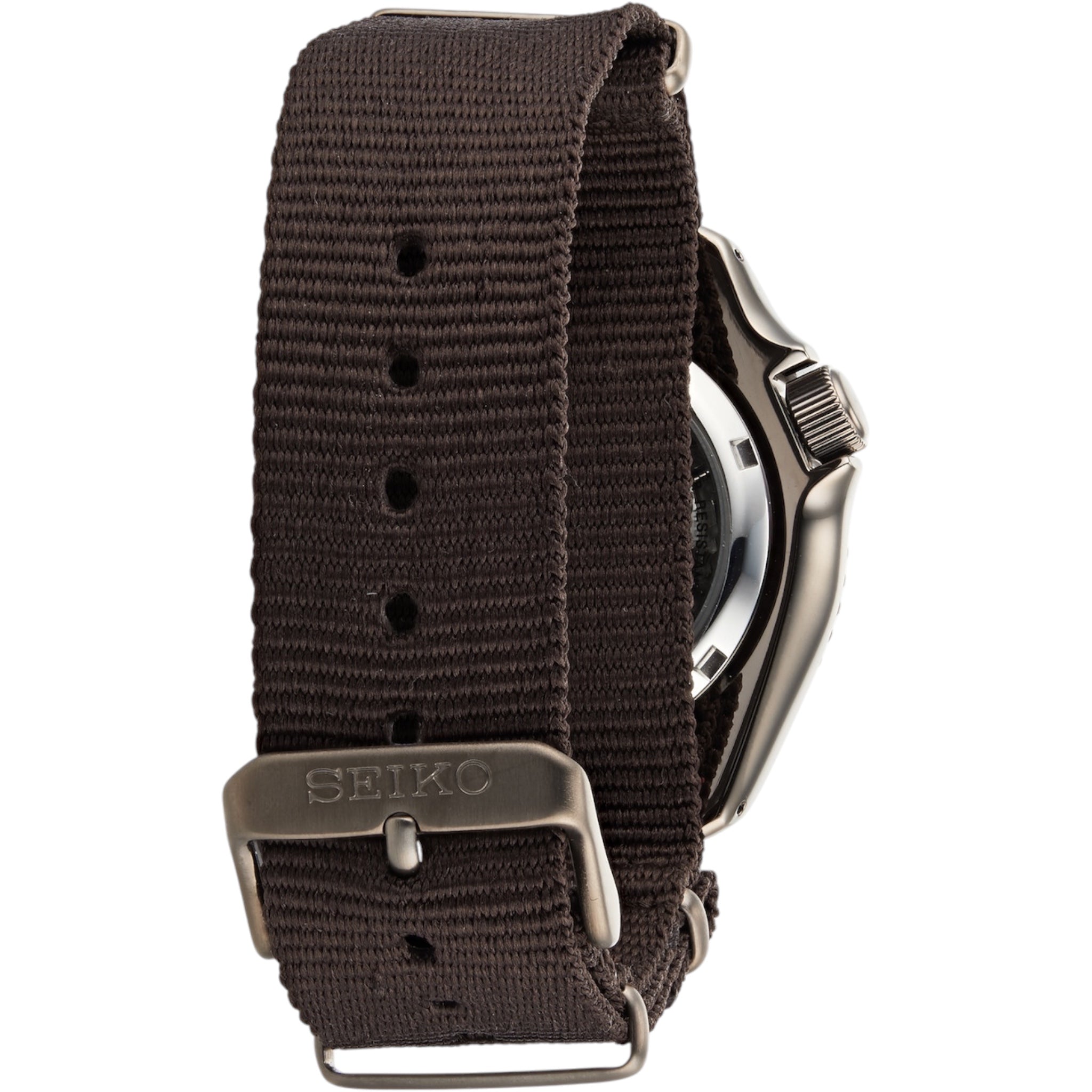 Montre Automatique Homme Seiko 5 Sports SRPD85K1 Sense Marron Bracelet NATO