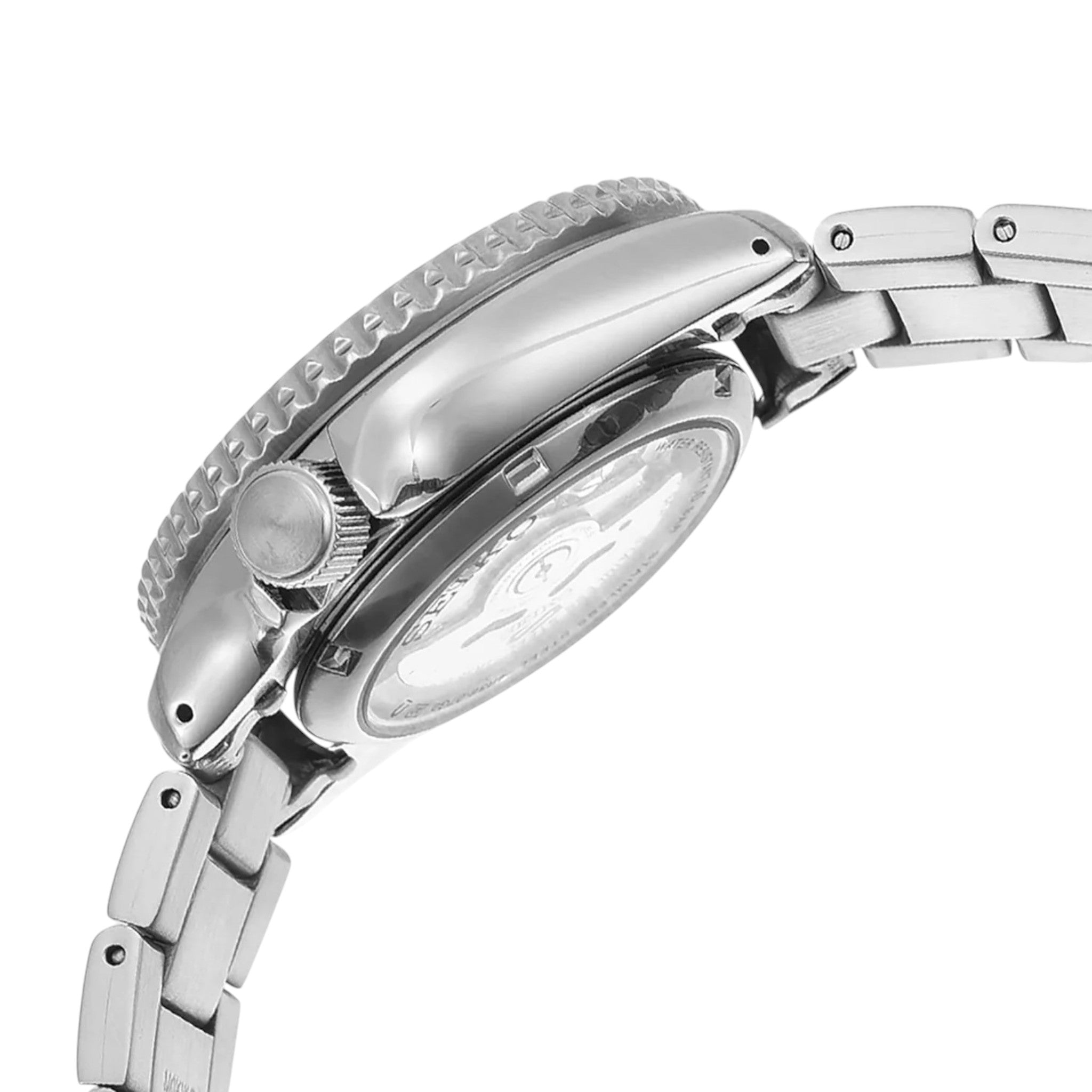 Montre Automatique Homme Seiko 5 Sports SRPD57K1 Noir Doré Bracelet Acier