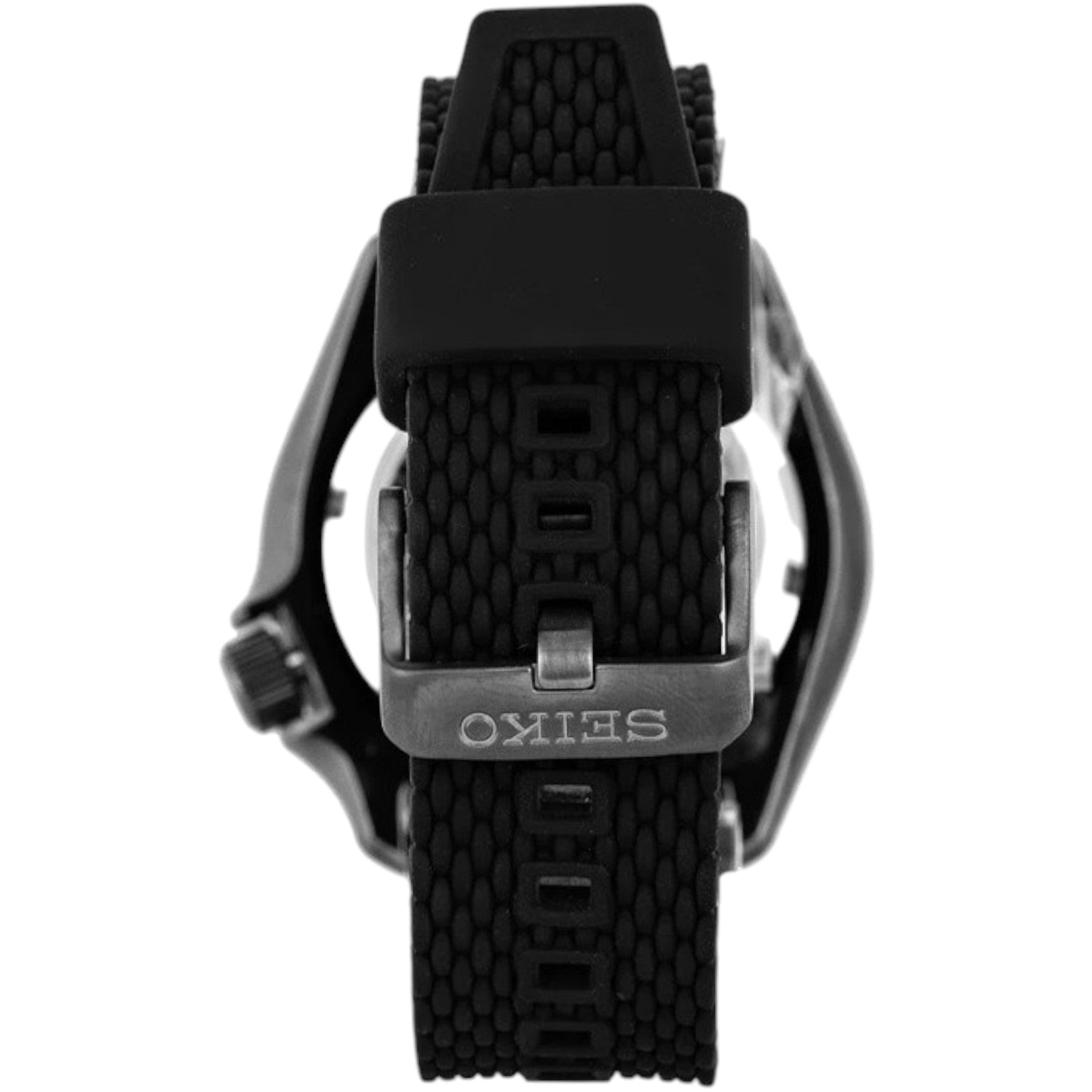 Seiko 5 Sports SRPD65K2 Herren-Automatikuhr mit schwarz-grauem Silikonarmband