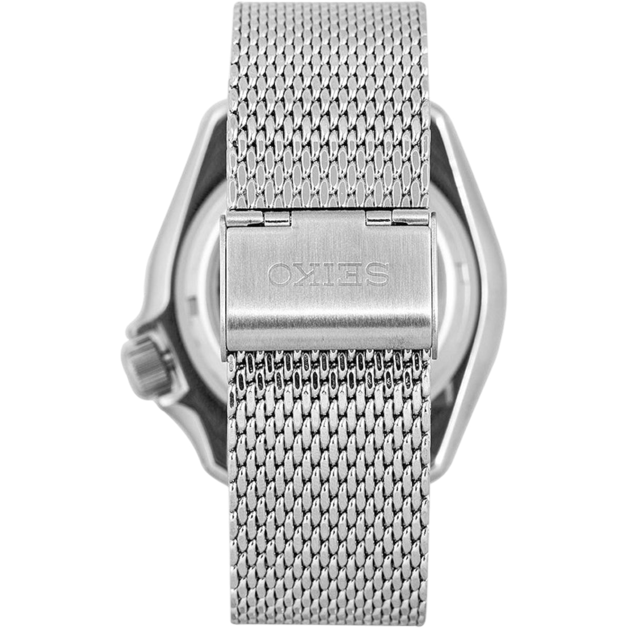 Montre Automatique Homme Seiko 5 Sports SRPD75K1 Suits Vert Bracelet Maille Acier