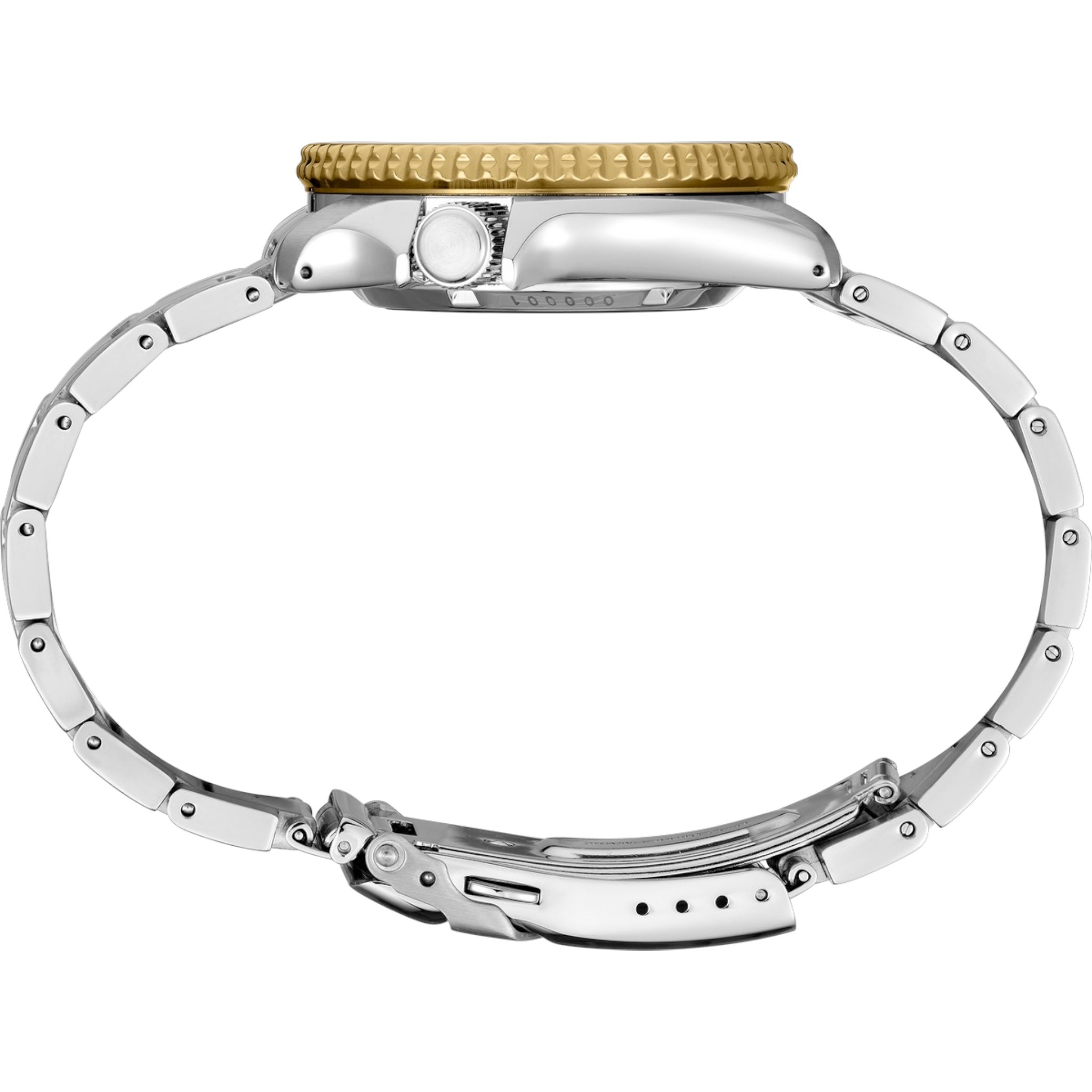 Montre Automatique Homme Seiko 5 Sports SRPK24 U.S. Special Creation Argenté Or Marron