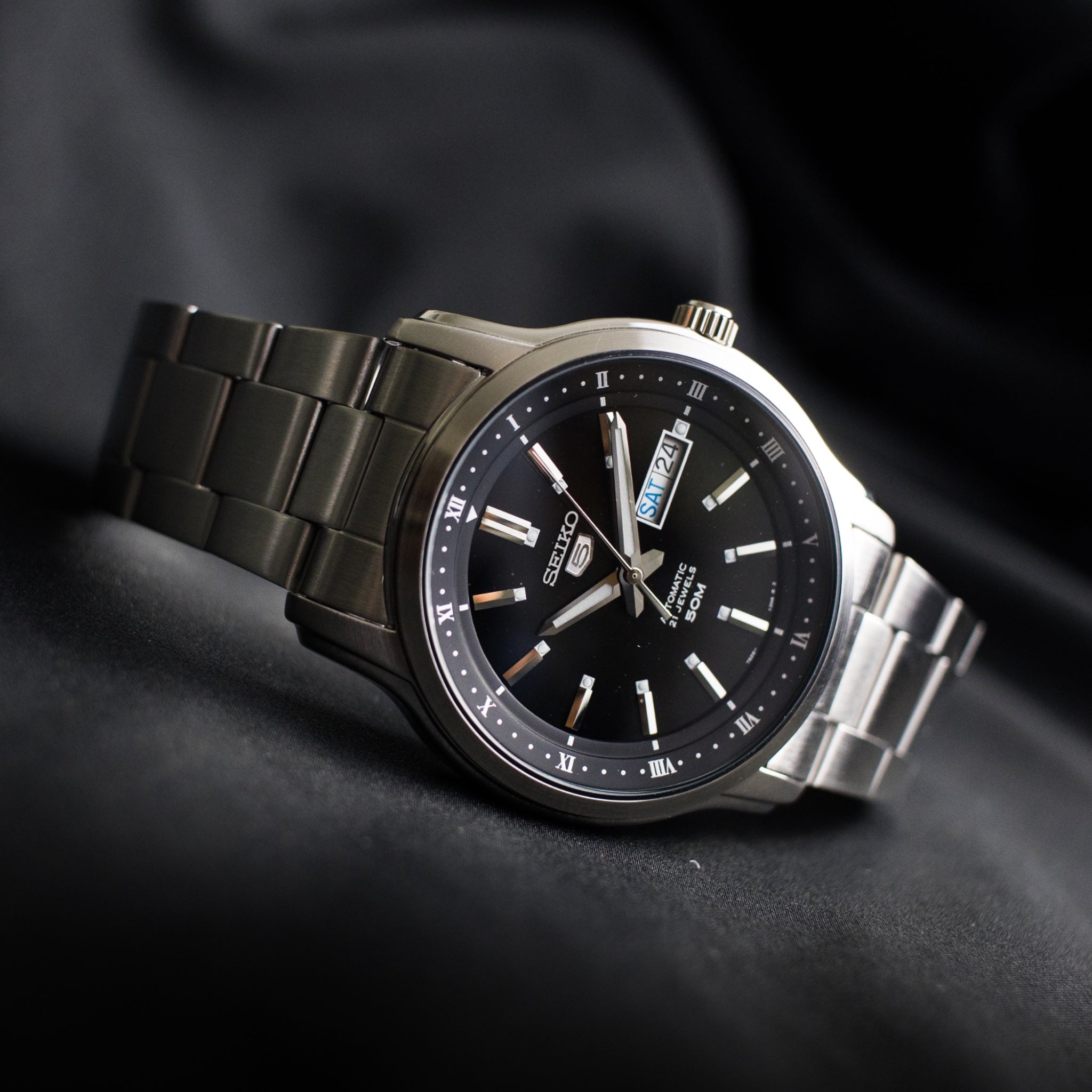 Seiko 5 SNKP11K1 Men's Automatic Black Watch