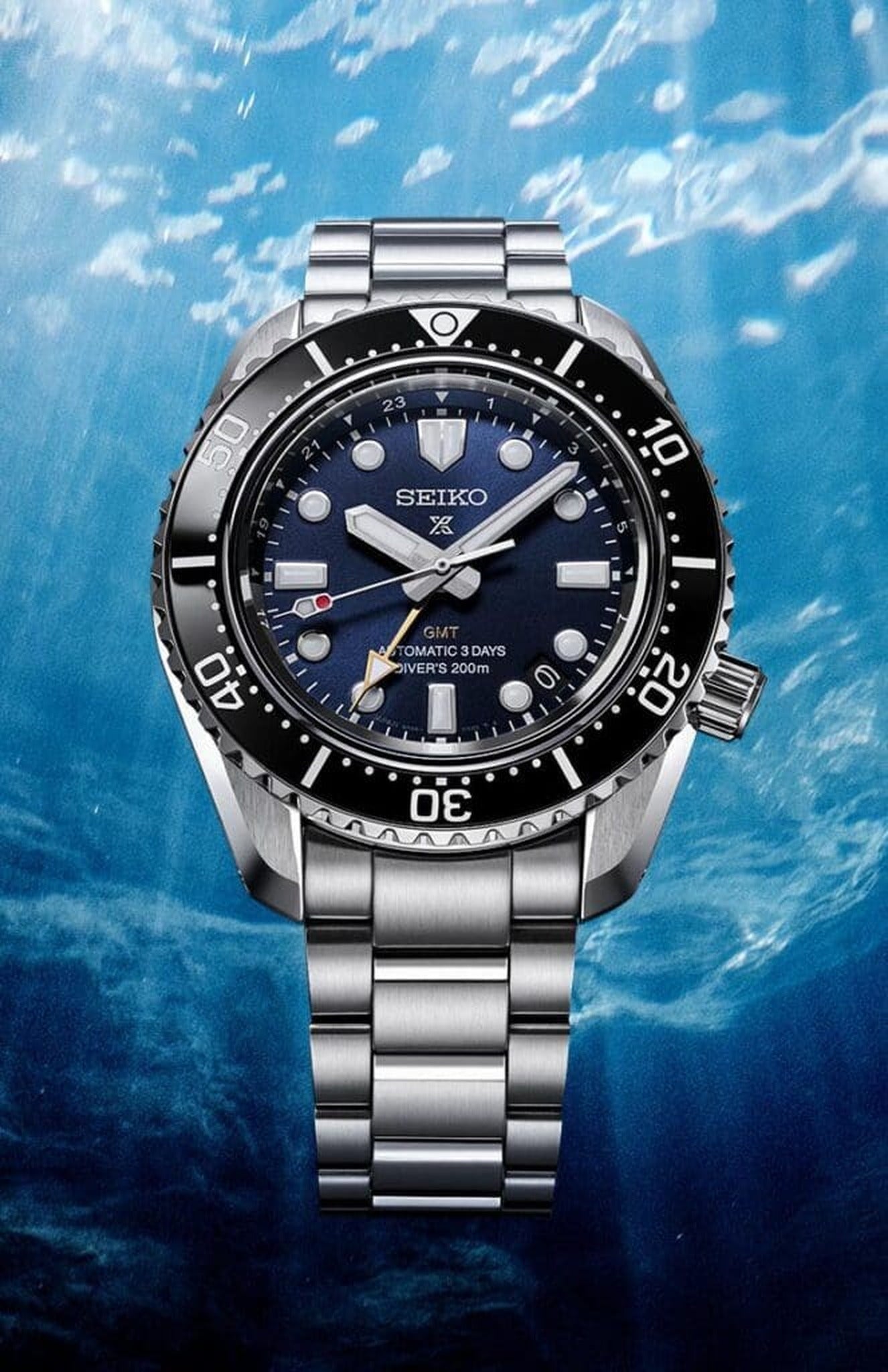 Montre Seiko Homme Prospex Mécanique SBEJ021 Diver Scuba Bleu