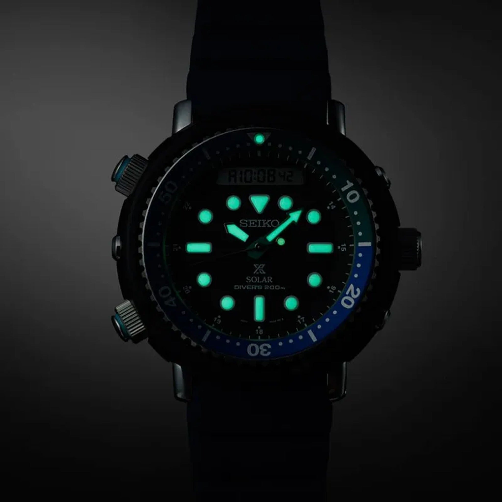 Seiko Men's Prospex Solar Watch SNJ039P1 Arnie Tropical Lagoon Edition