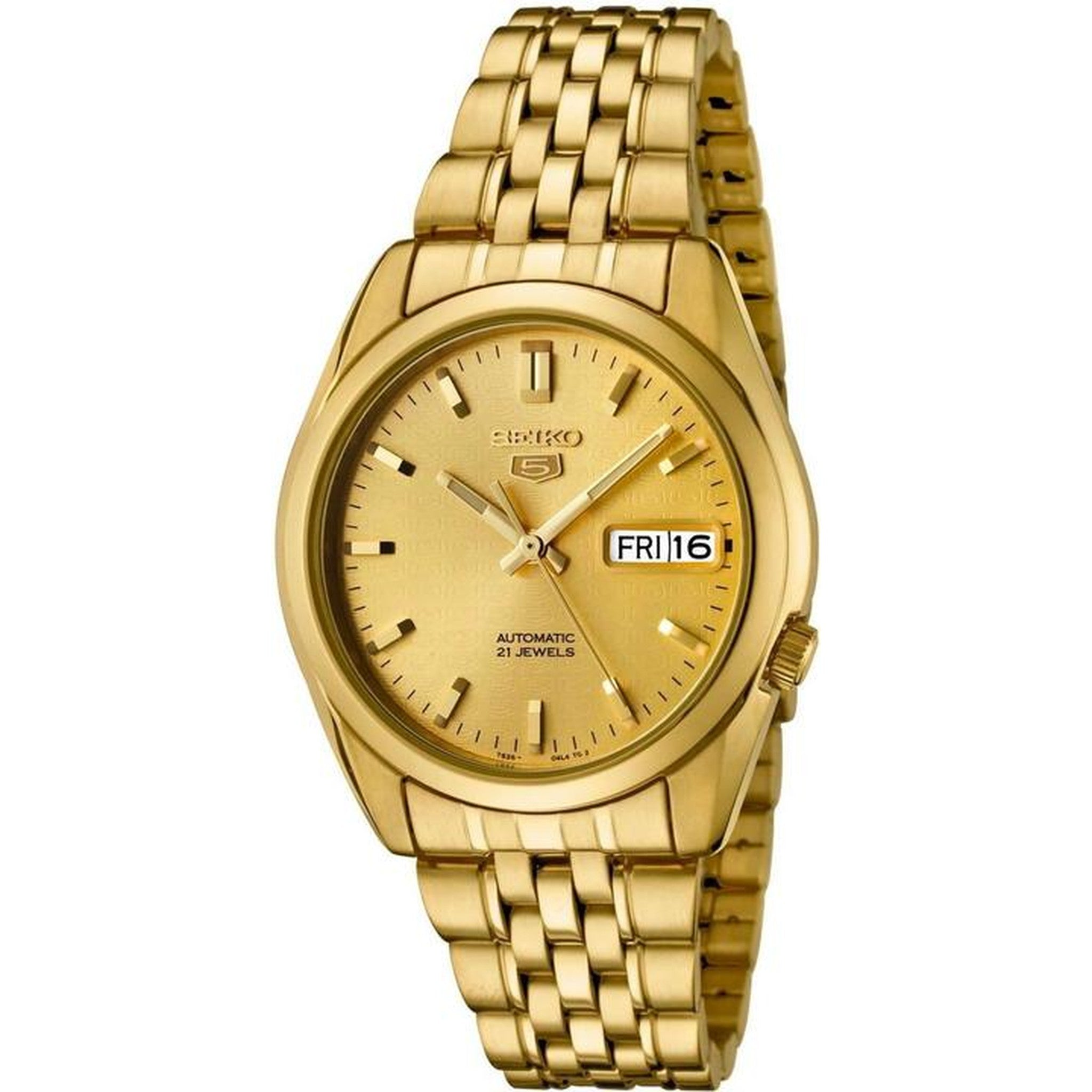 Montre Seiko 5 Homme Automatique SNK366K1 Doré