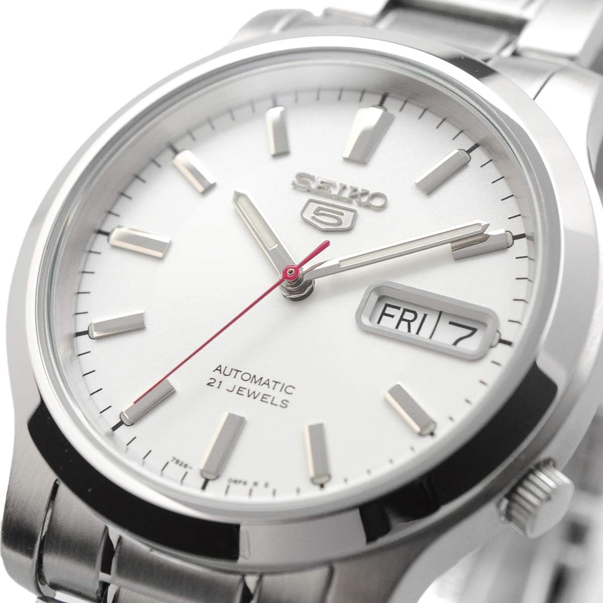 Montre Seiko 5 Homme Automatique SNK789K1 Blanc