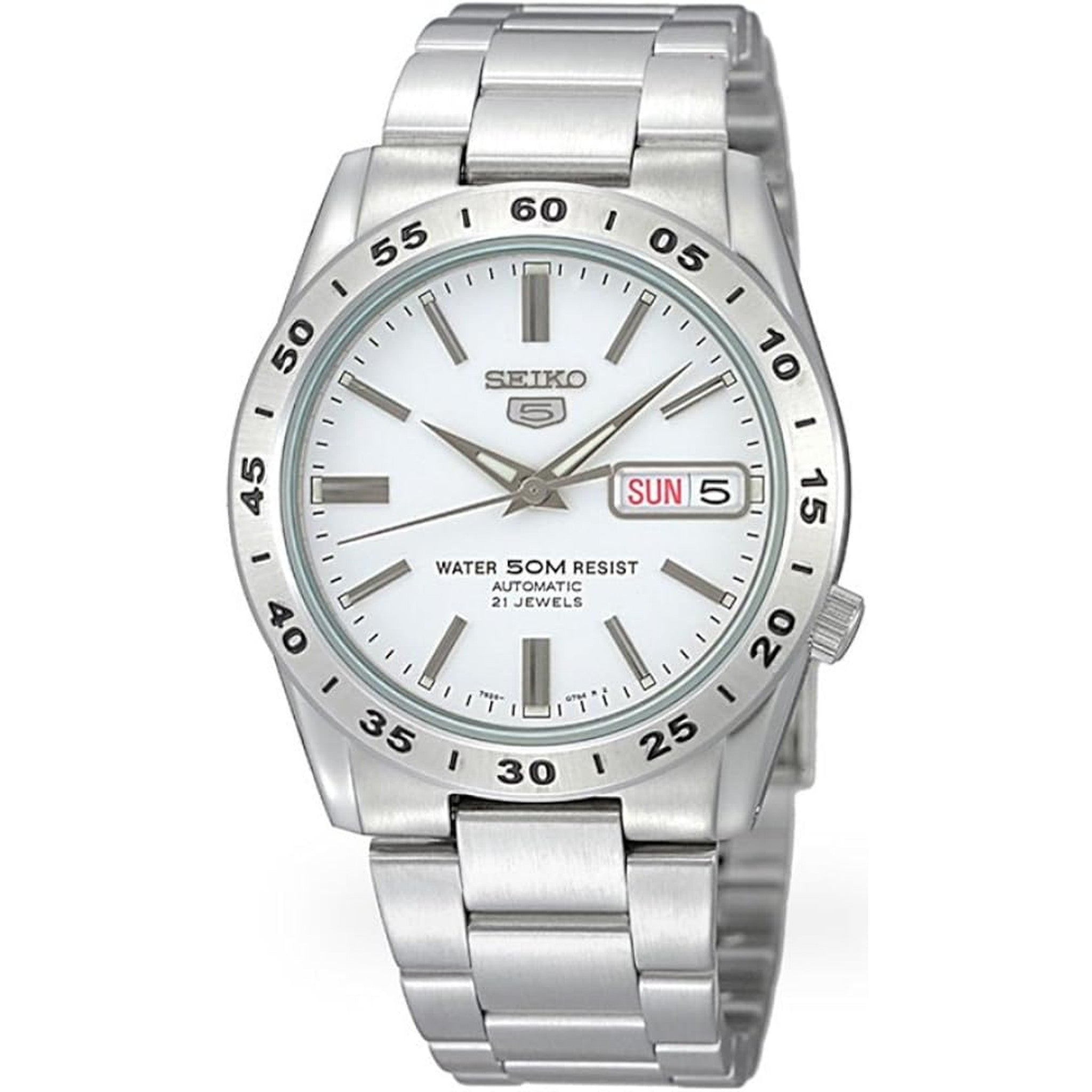 Montre Seiko 5 Homme Automatique SNKD97J1 Blanc