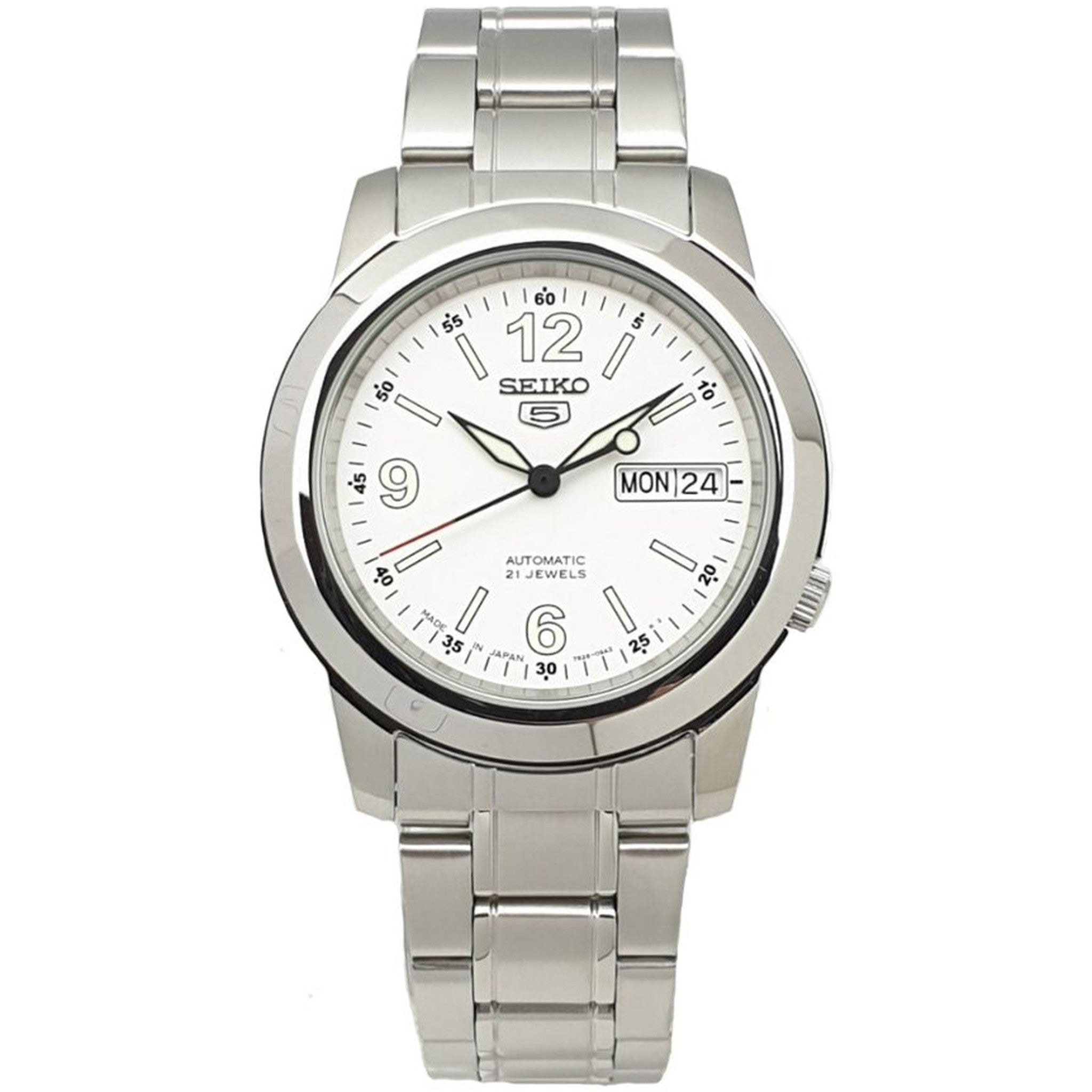 Montre Seiko 5 Homme Automatique SNKE57J1 Blanc