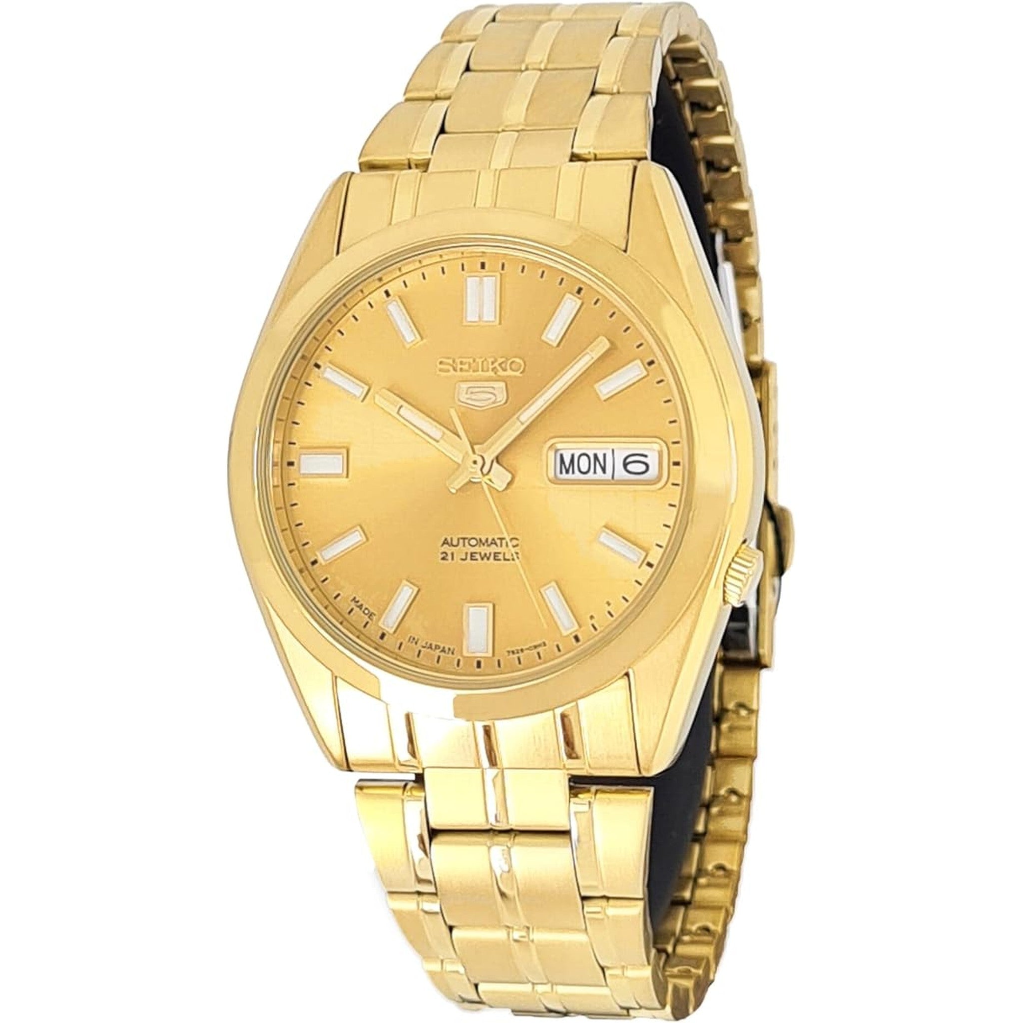 Seiko 5 Men's Automatic Watch SNKF44J1 Gold