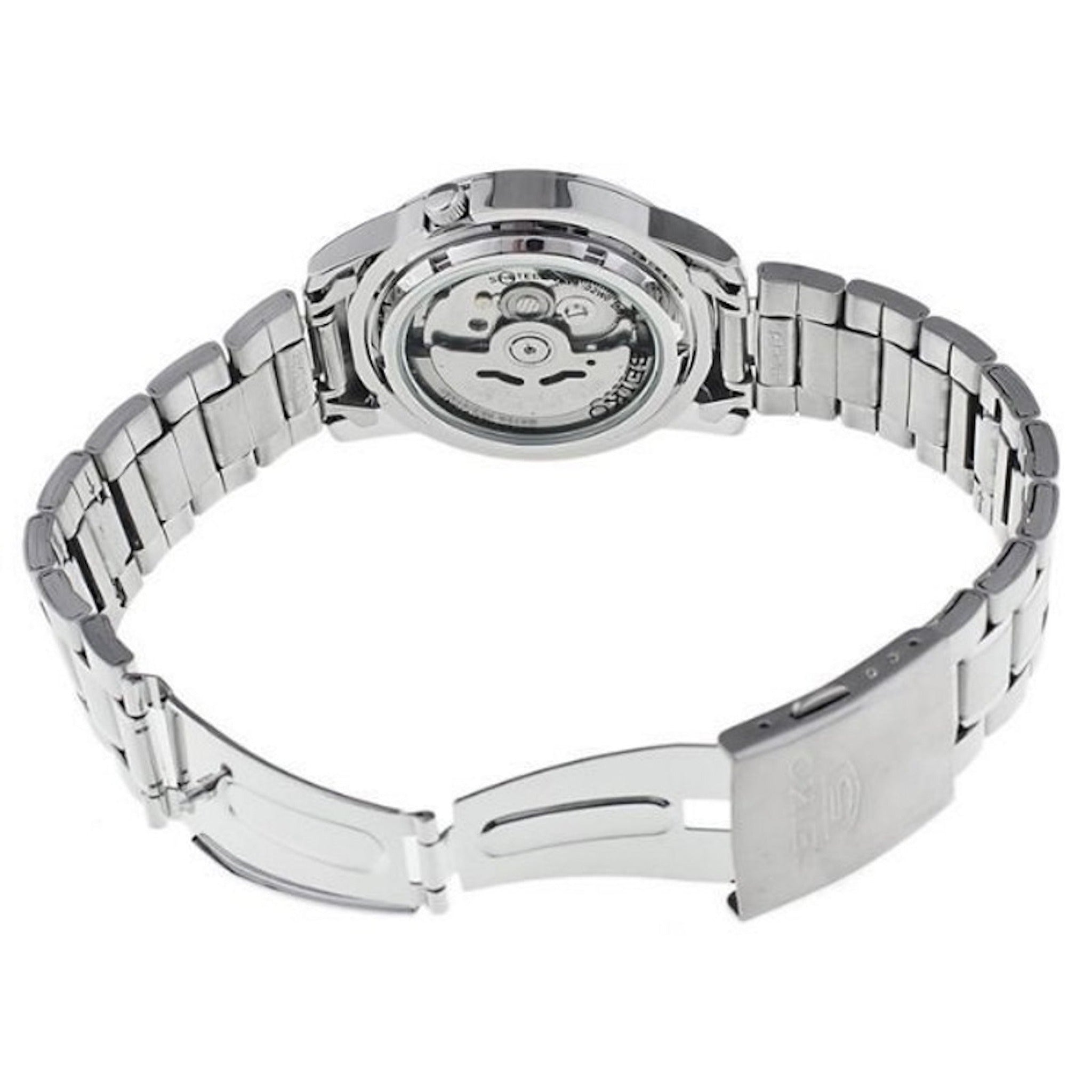 Montre Seiko 5 Homme Automatique SNKK25K1 Blanc Rouge