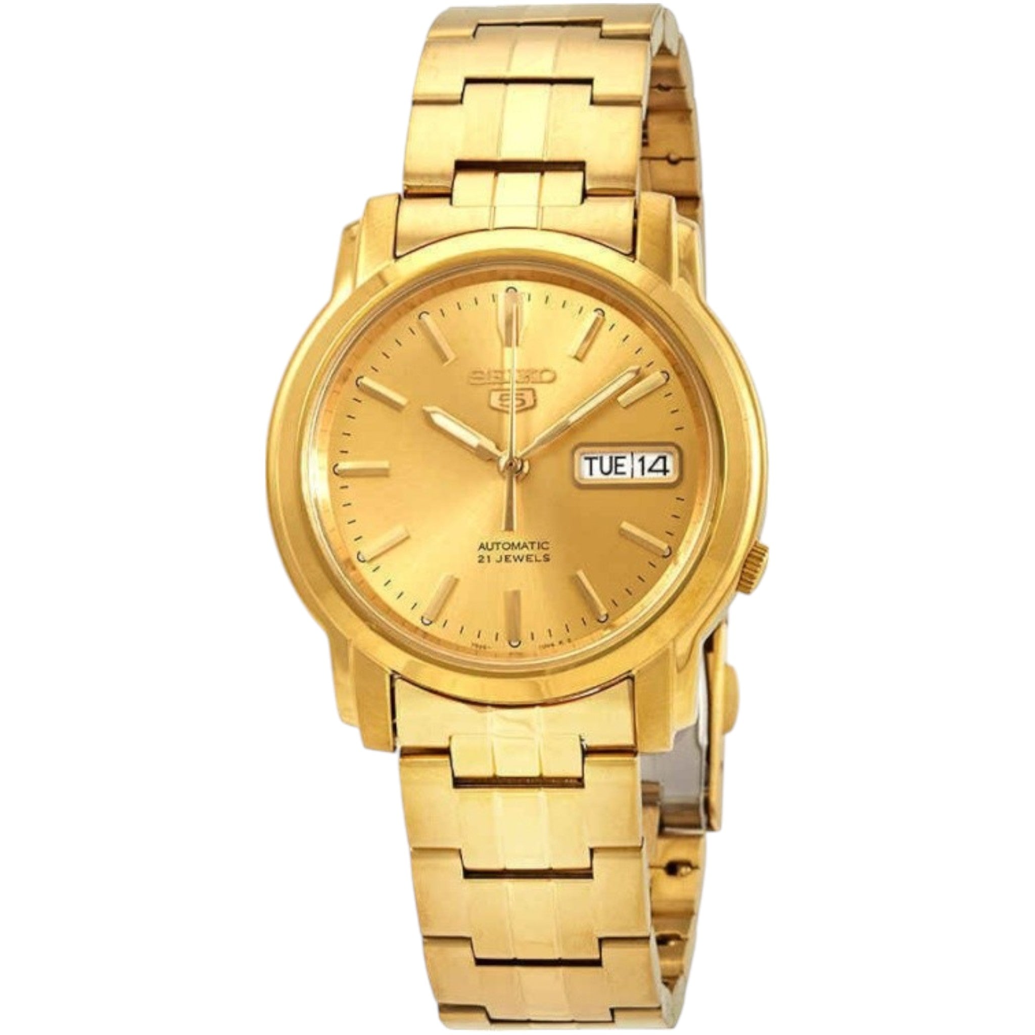 Seiko 5 SNKK76K1 Men's Automatic Gold Watch