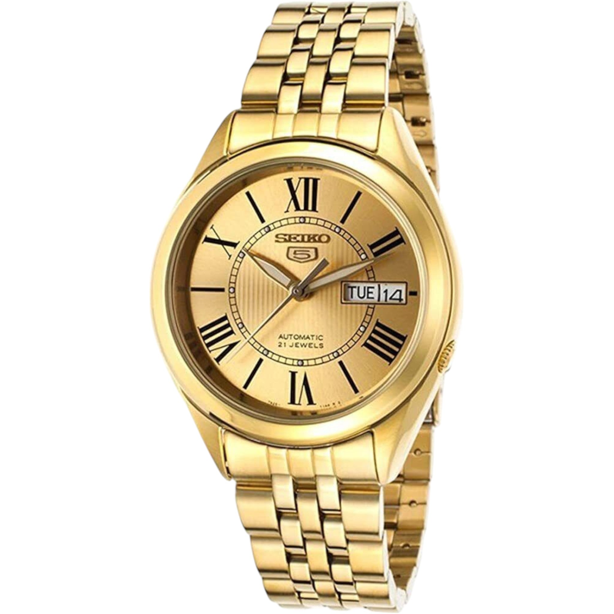 Seiko 5 SNKL38K1 Men's Automatic Gold Watch