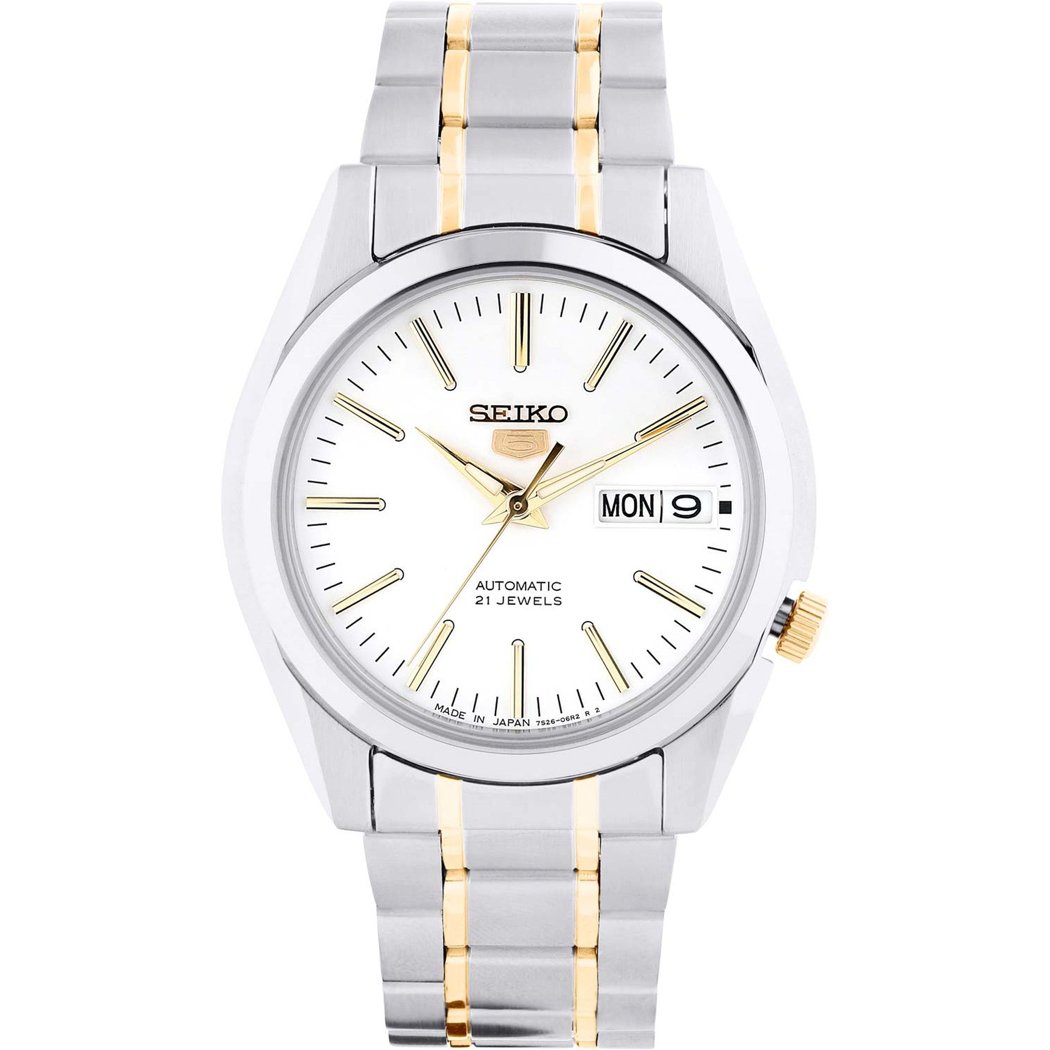 Montre Seiko 5 Homme Automatique SNKL47J1 Blanc