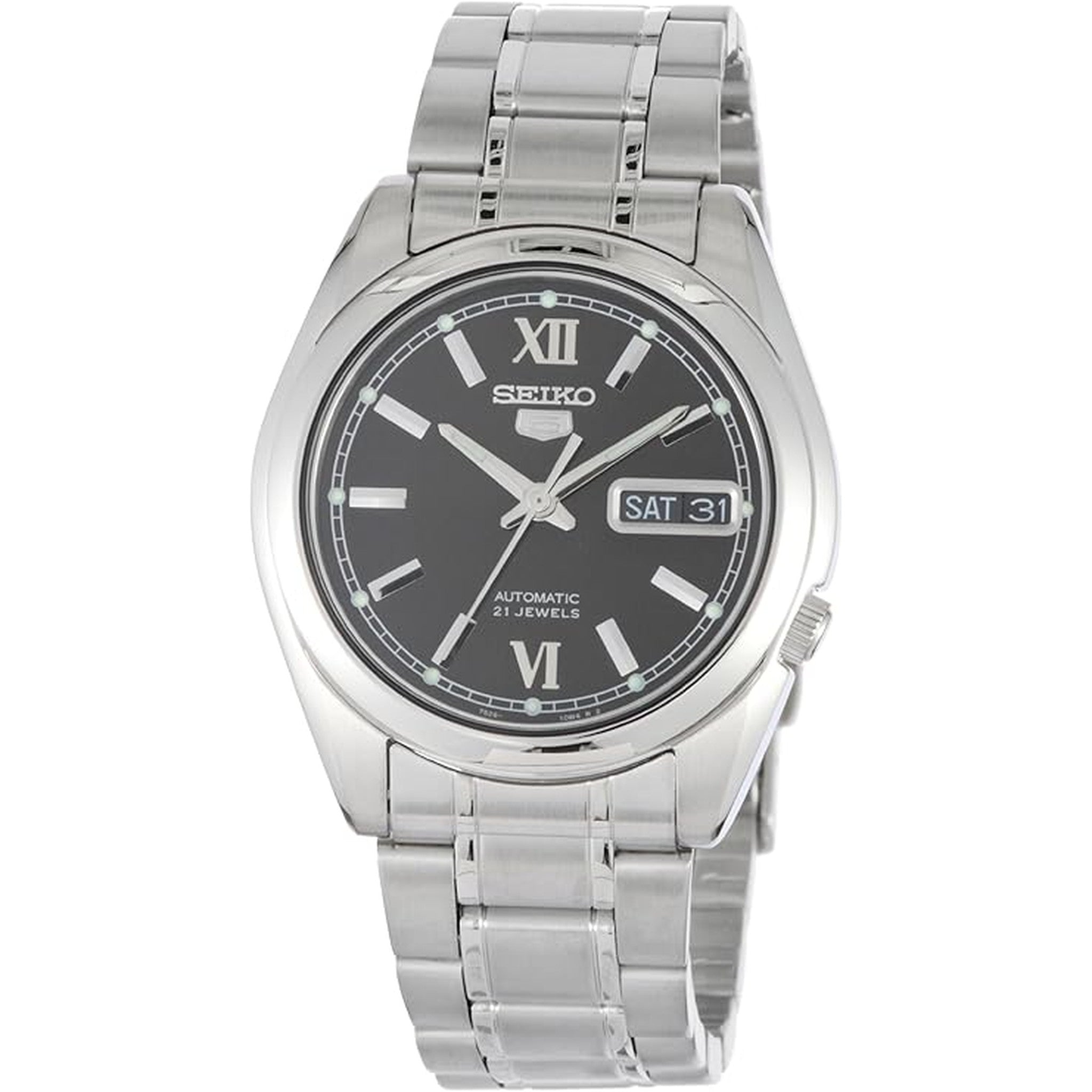 Montre Seiko 5 Homme Automatique SNKL55K1 Noir