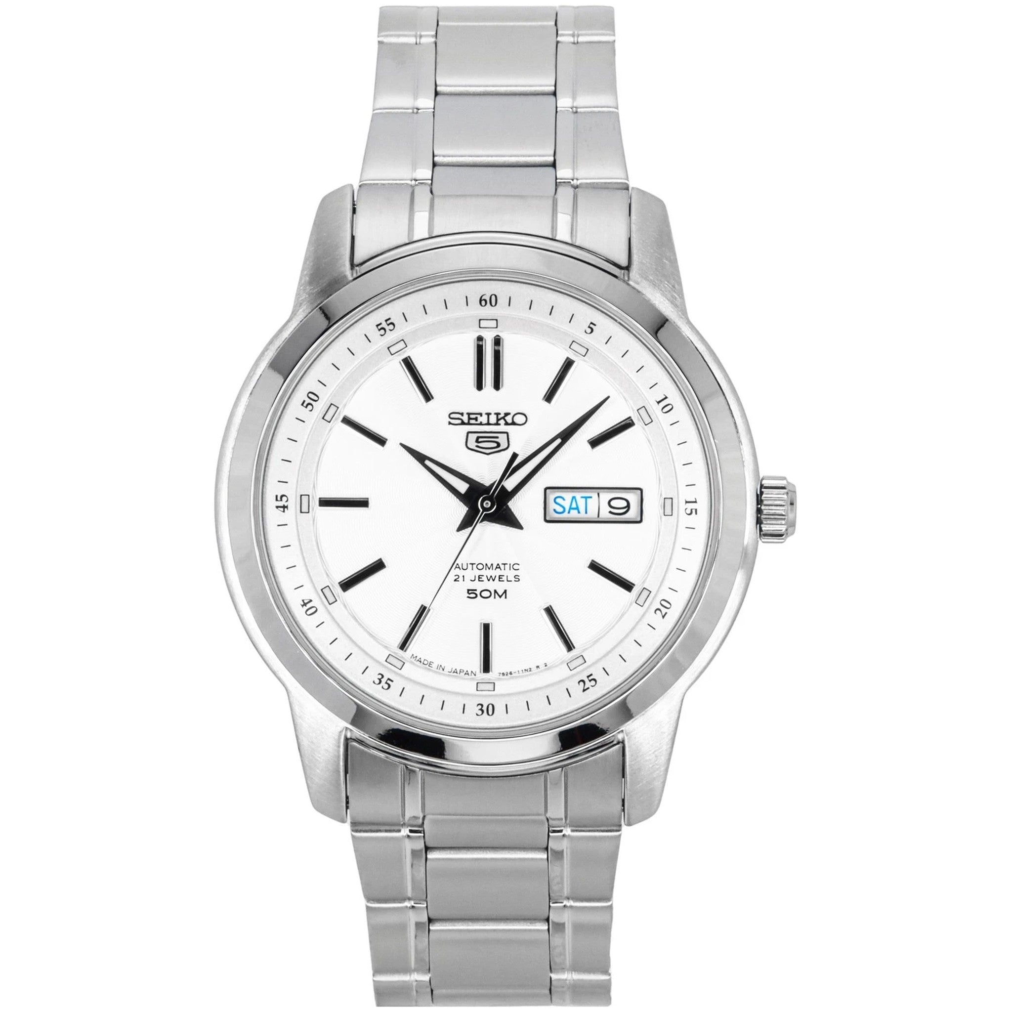 Montre Seiko 5 Homme Automatique SNKM83J1 Blanc