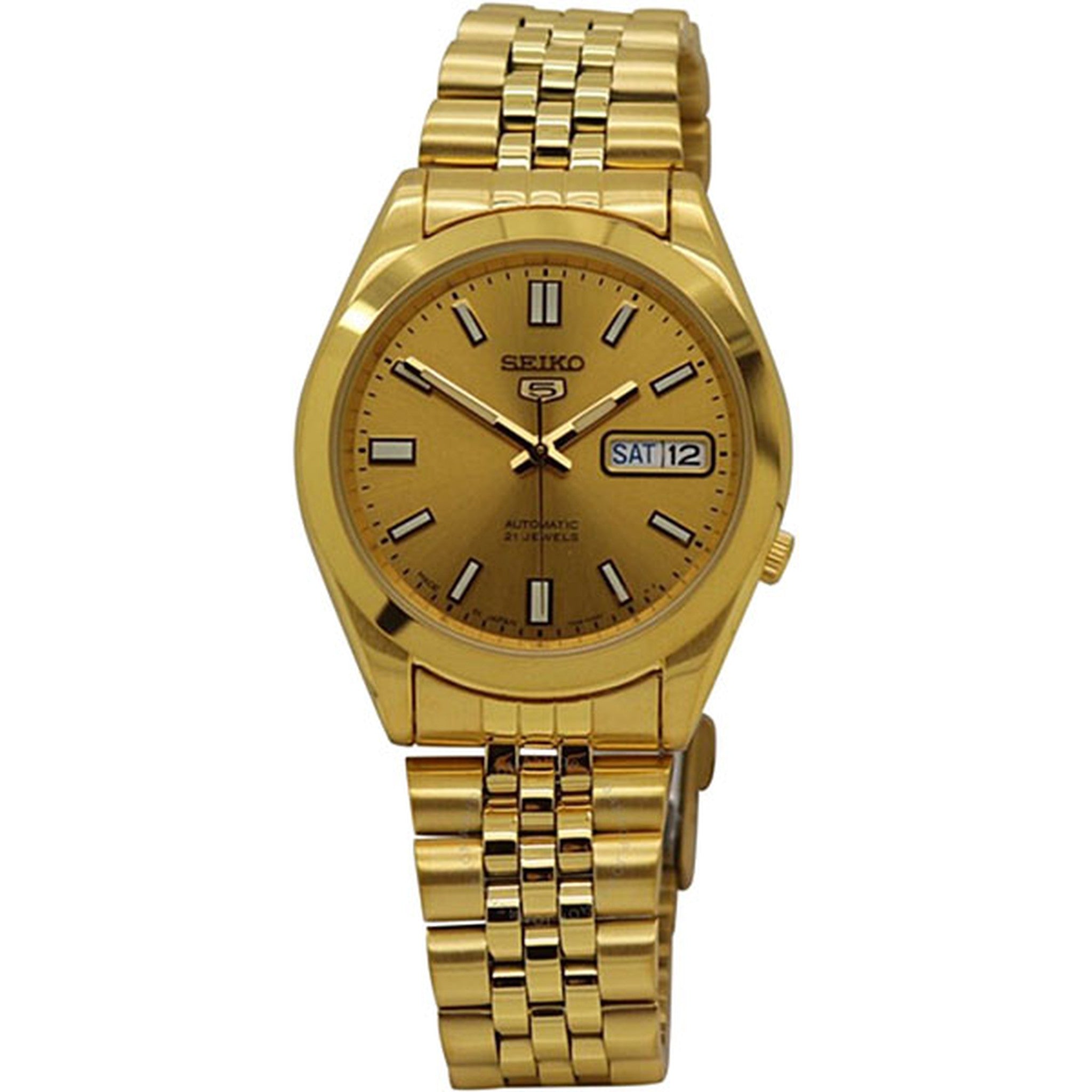 Montre Seiko 5 Homme Automatique SNXC34J5 Doré