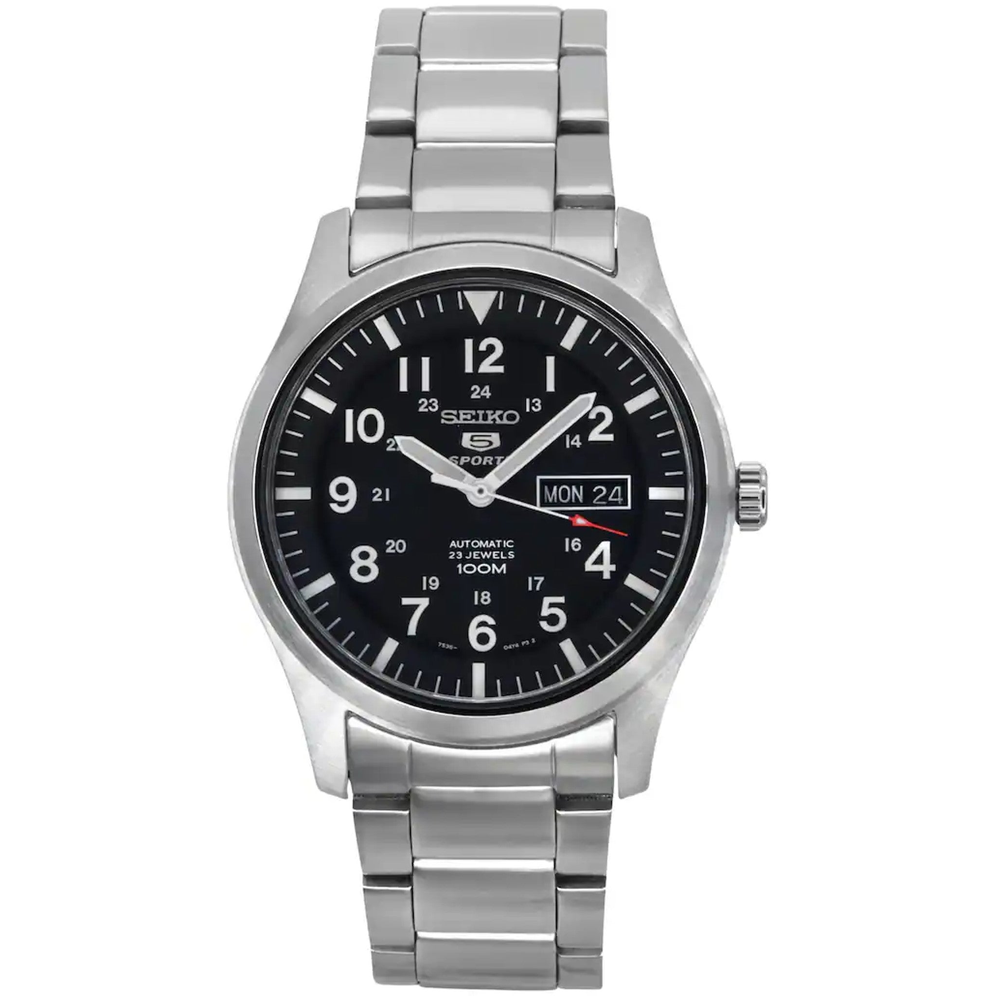 Montre Seiko 5 Sports Homme Automatique SNZG13K1 Noir