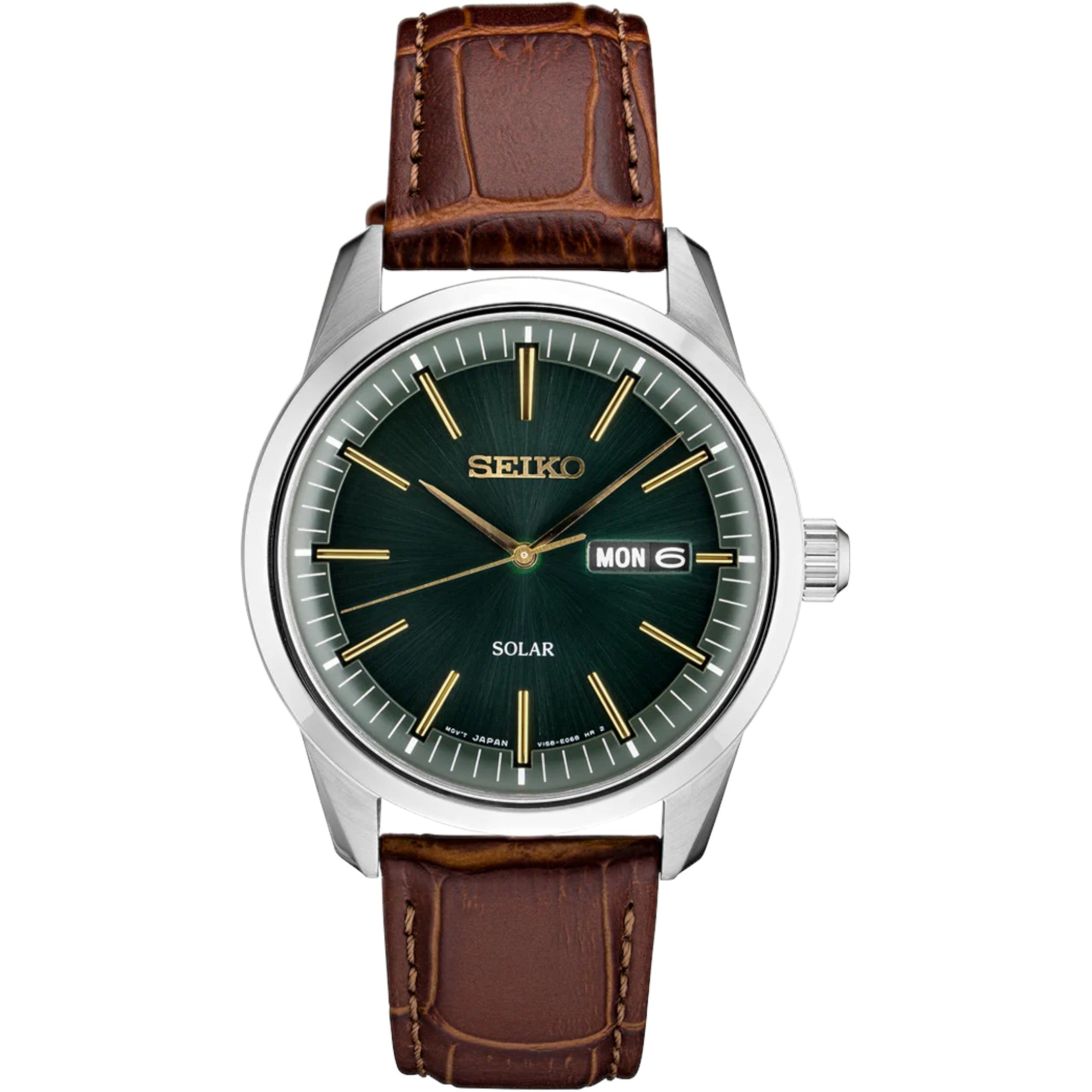 Seiko SNE529P1 Solar watch green dial