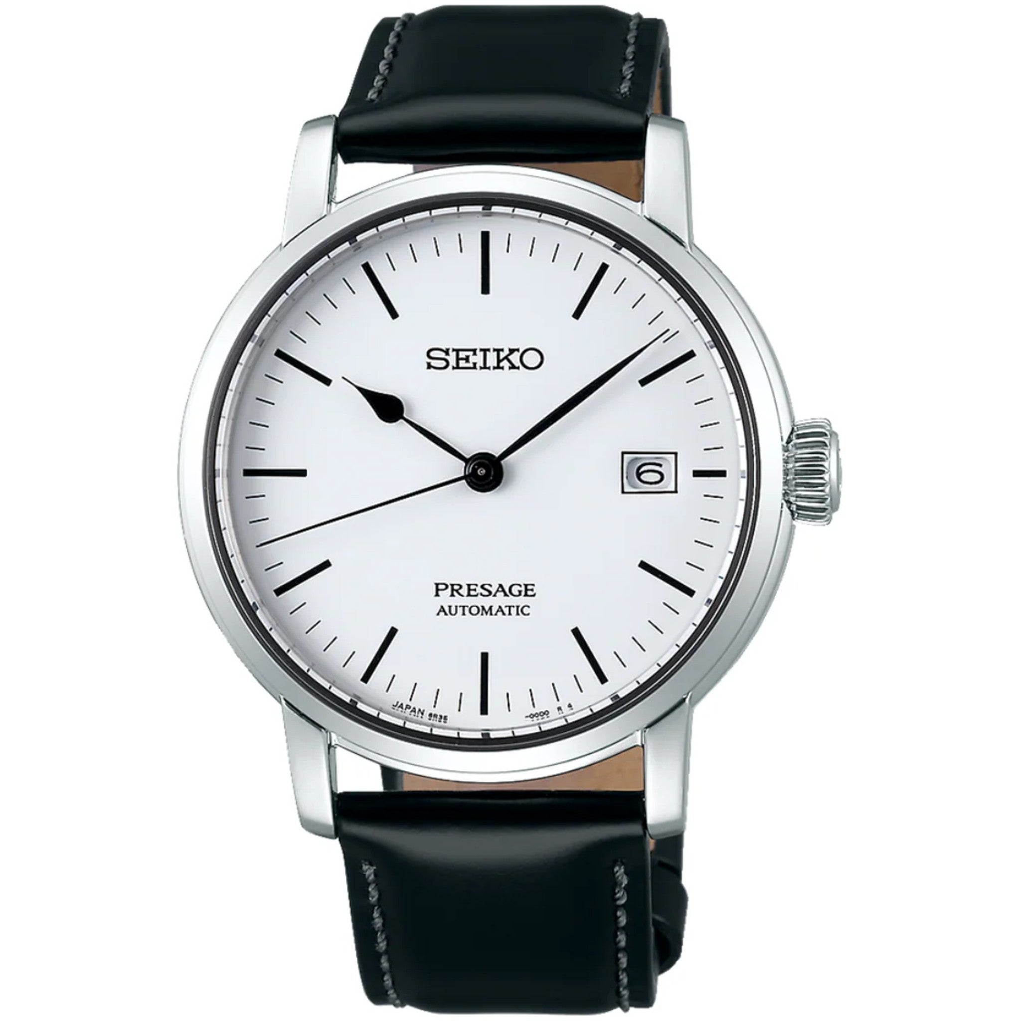 Seiko Presage Automatic Men's Watch SPB113J1 White and Black Enamel