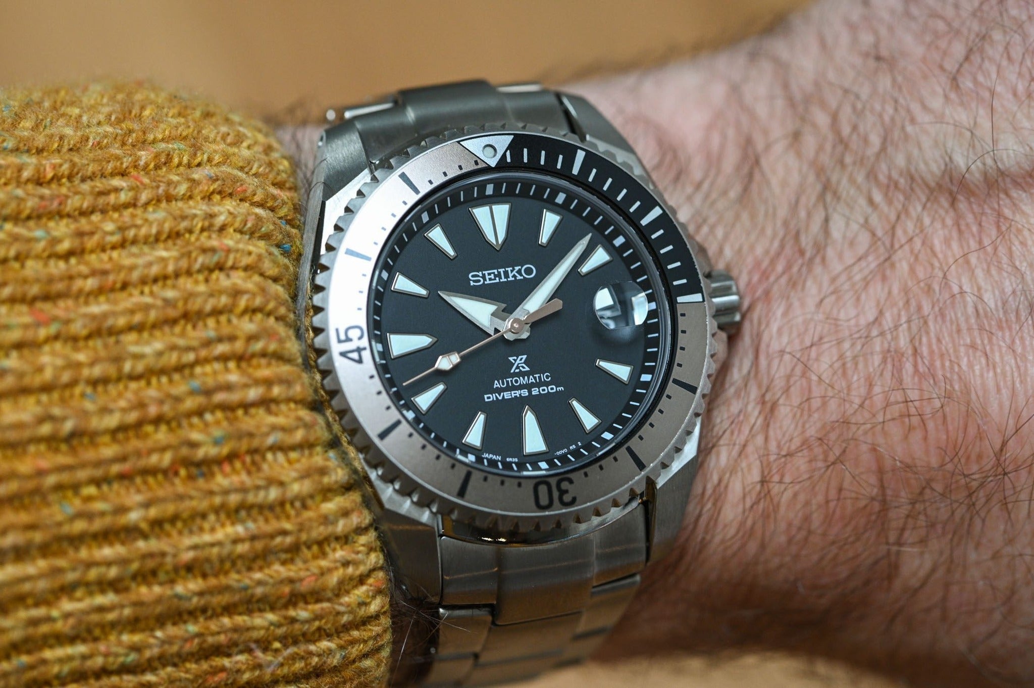 Seiko Prospex Automatic Men's Watch SPB189J1 Titanium Black Bronze