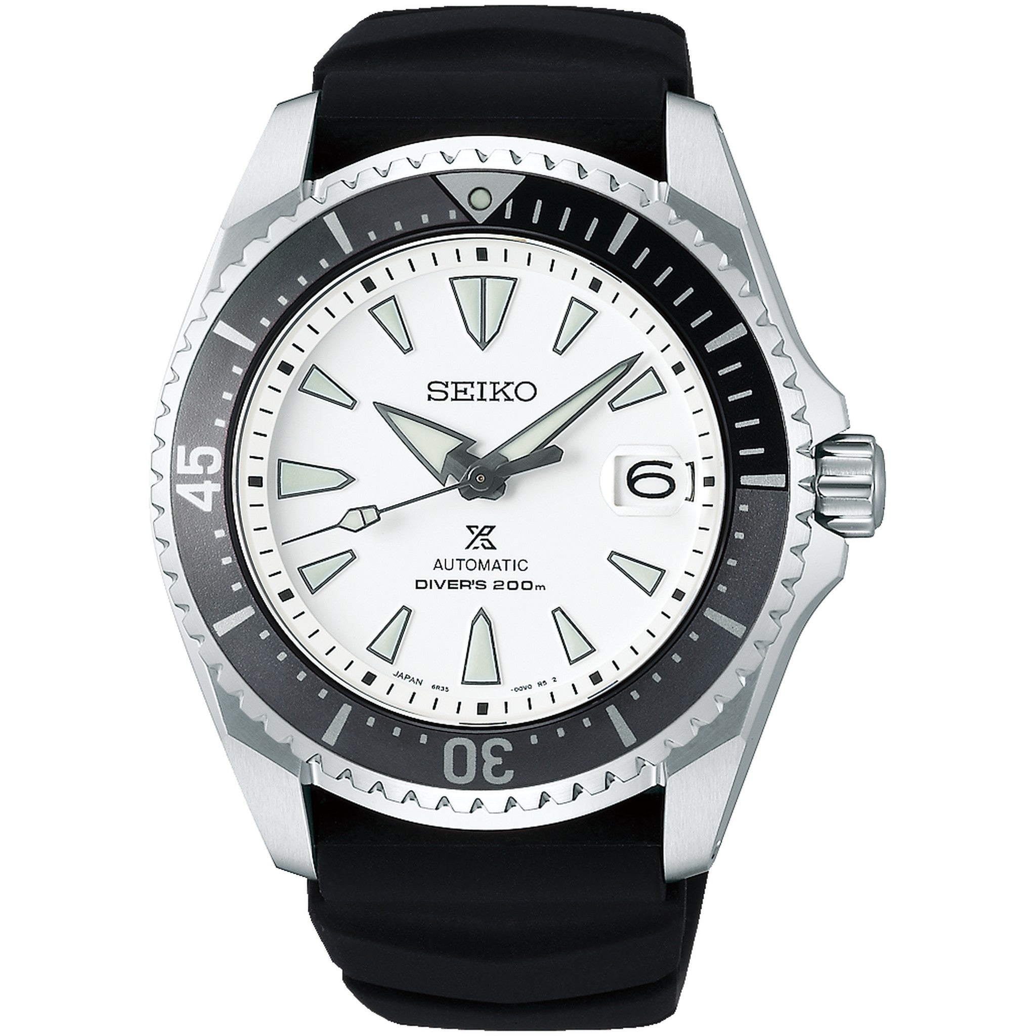 Seiko Prospex Automatic Men's Watch SPB191J1 Titanium White Silicone Strap
