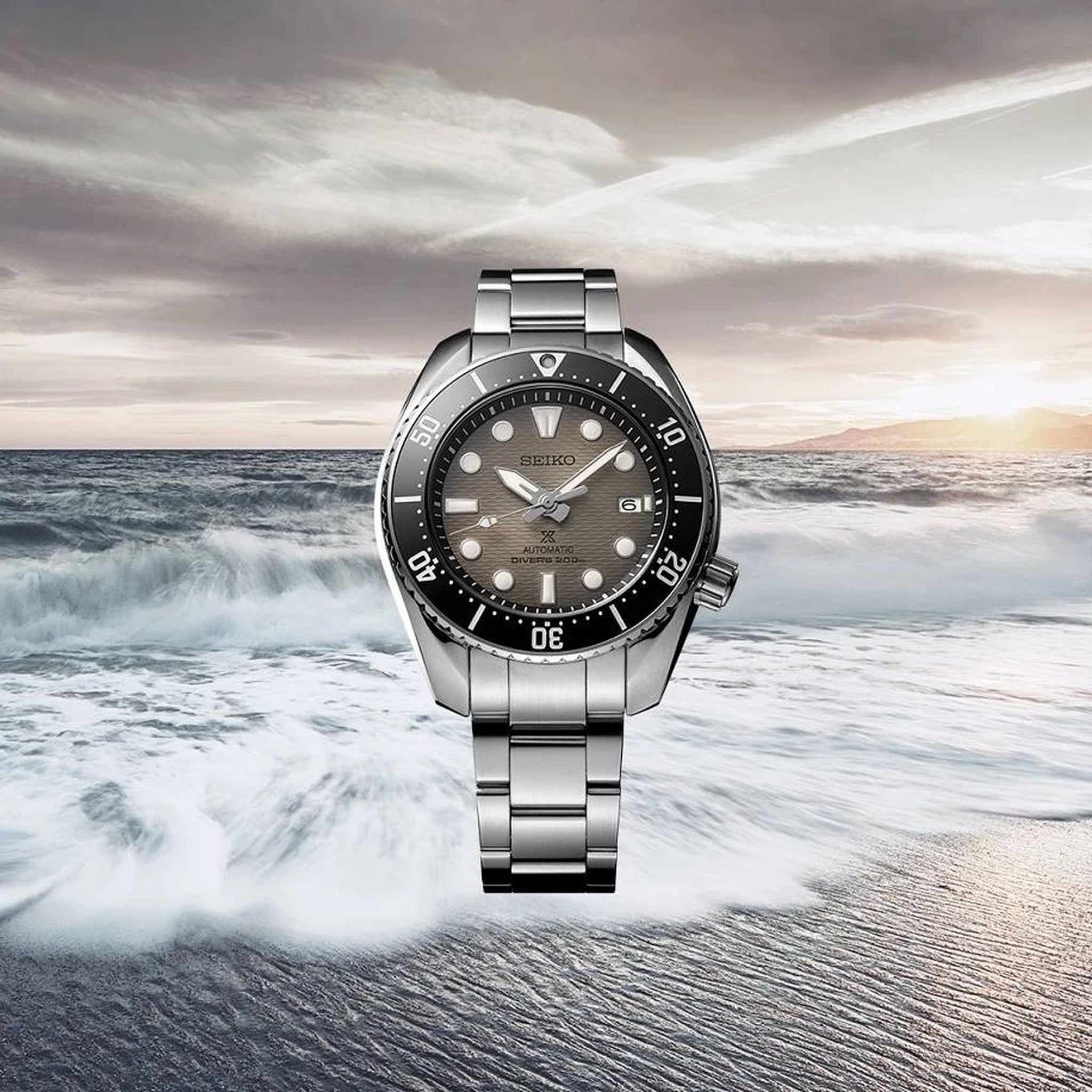 Seiko Prospex Sea King Sumo Automatic Men's Watch SPB323J1 Gray